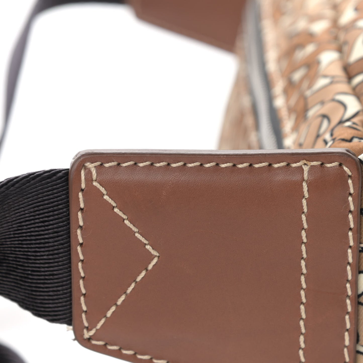 Nylon Monogram Bum Bag Beige