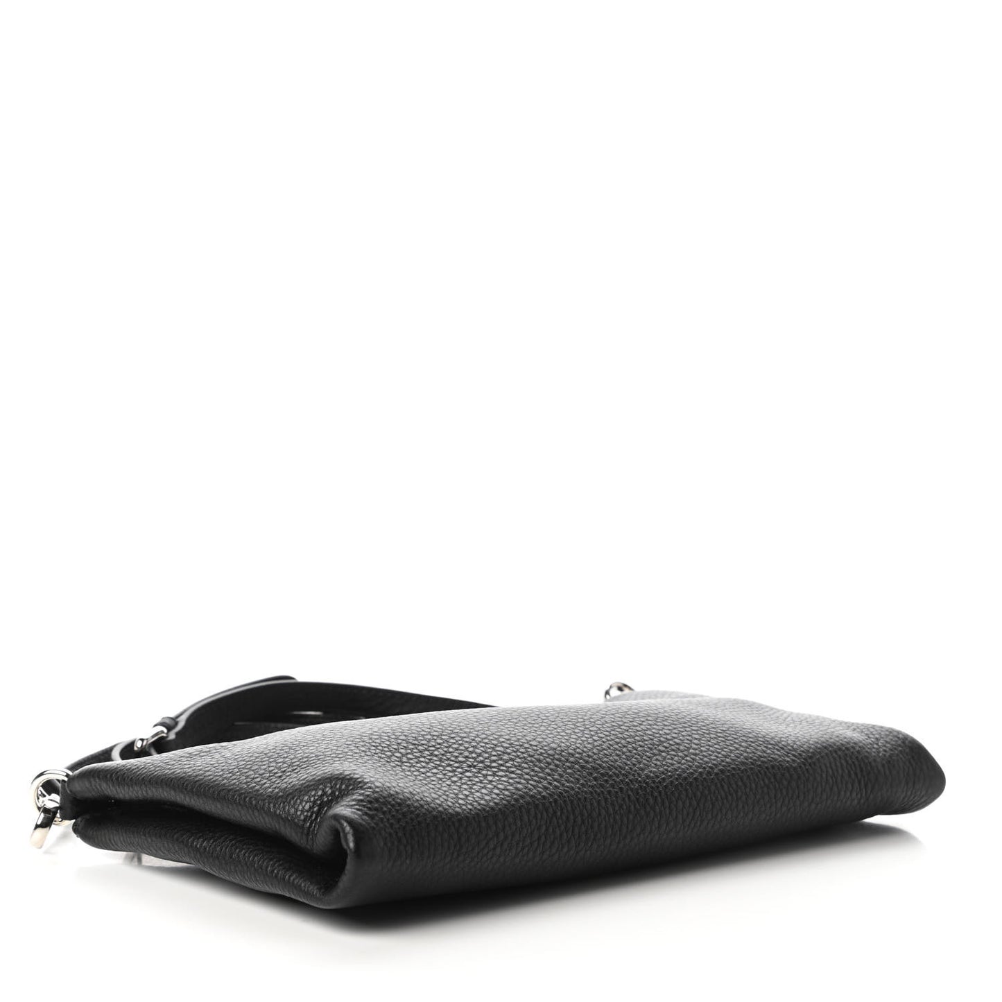 Vitello Daino Crossbody Bag Black