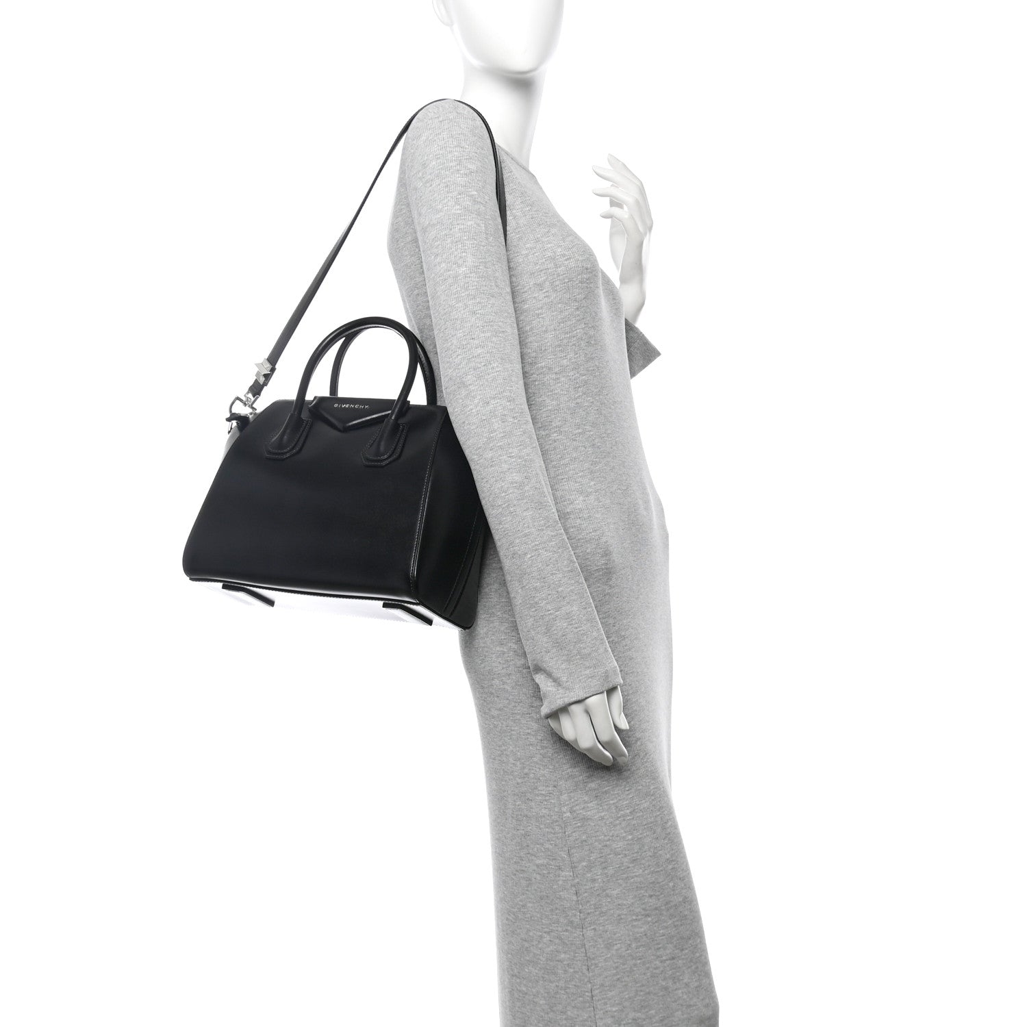 Givenchy Shiny Lord Calfskin Small Antigona Black 2 of 10