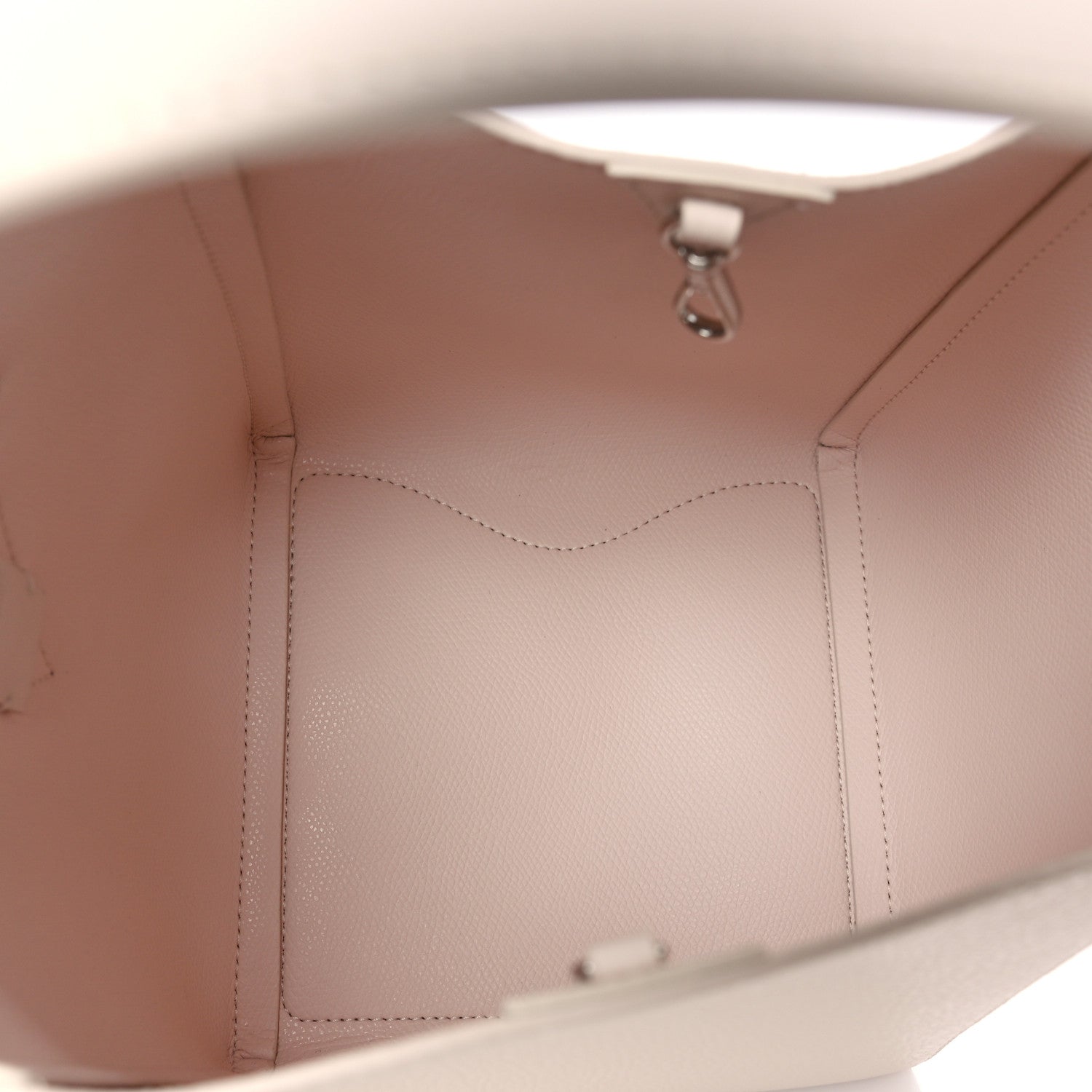 Christian Louboutin Calfskin Spiked Mini Cabachic Mini Bucket Bag Leche 5 of 8