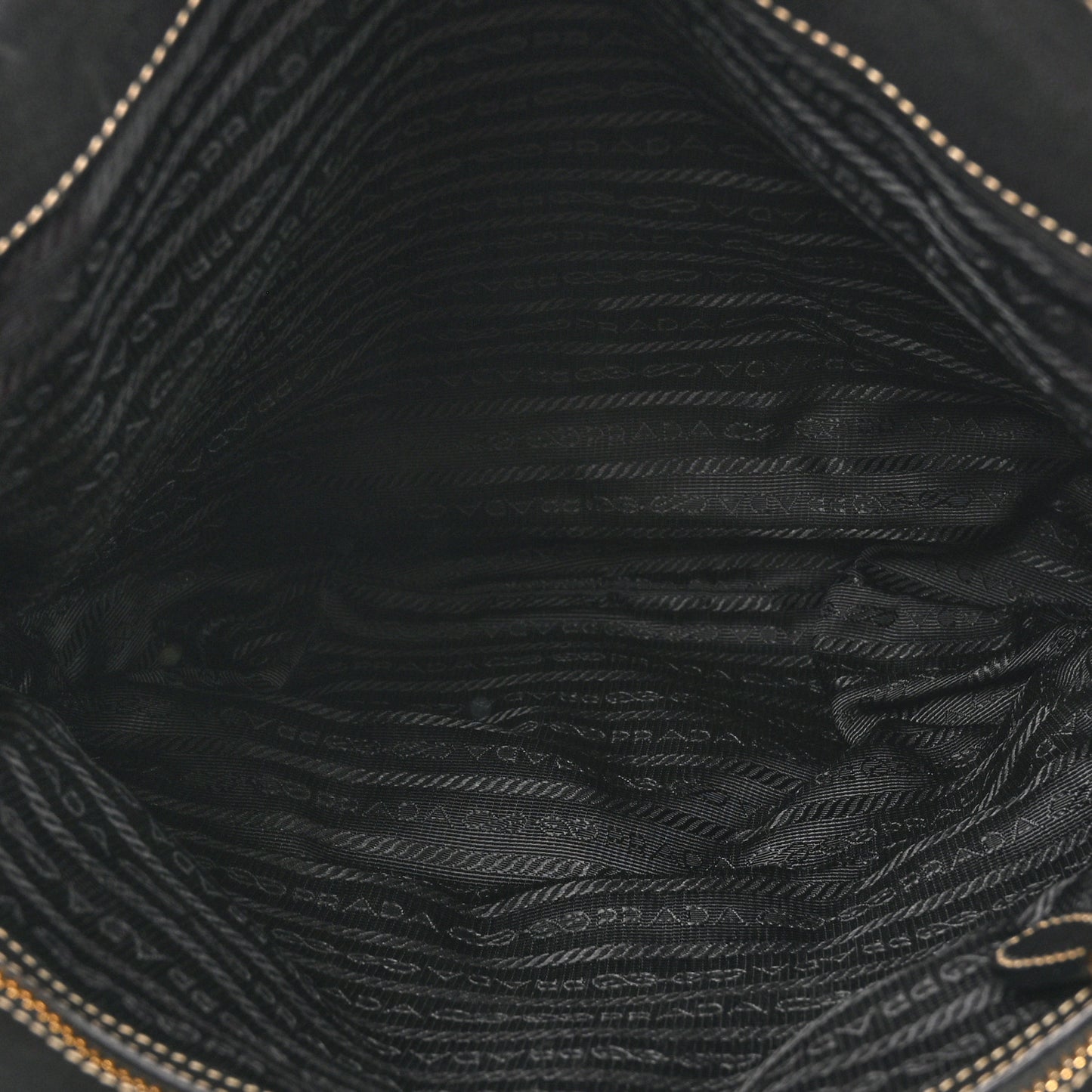 Tessuto Nylon Soft Calf Small Tote Black