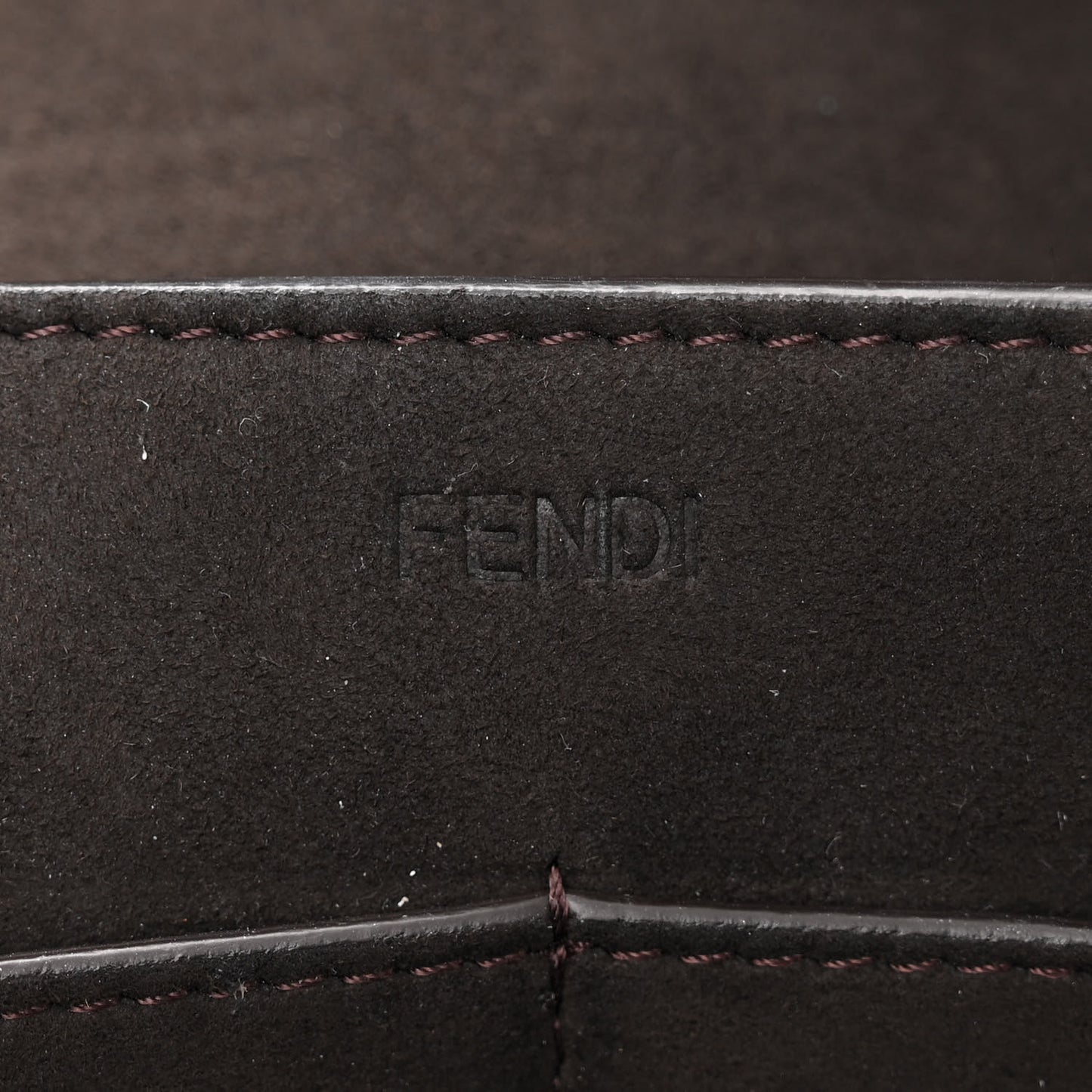 Sheepskin FF 1974 Large Fendi Origami Brown