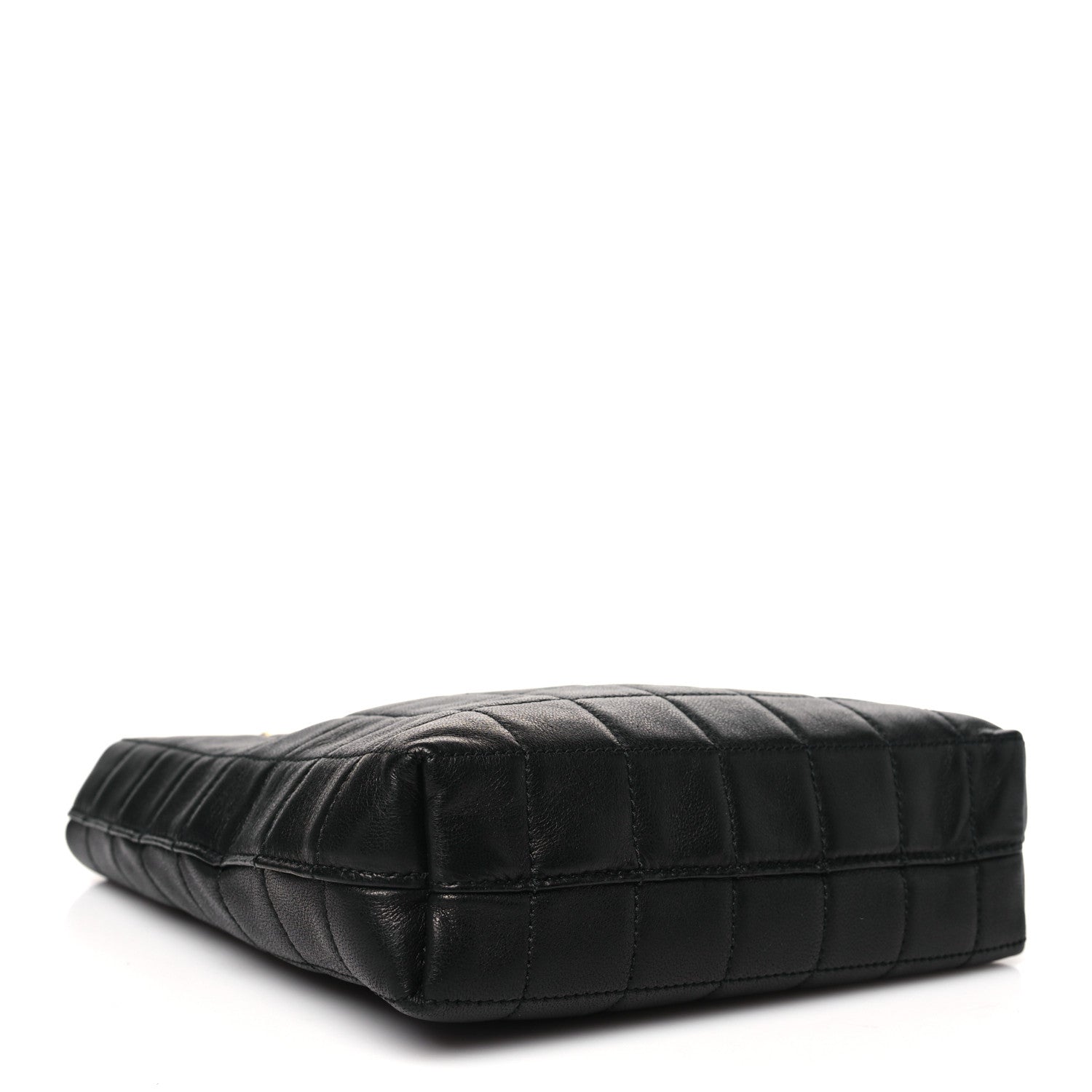 Saint Laurent Lambskin Carre Quilted Mini Shopping Bag Black 4 of 10