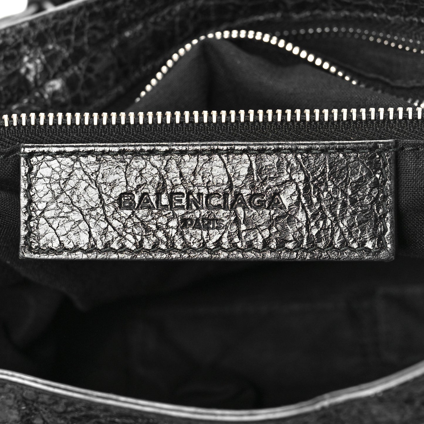 Agneau Classic Silver Hardware S City Black