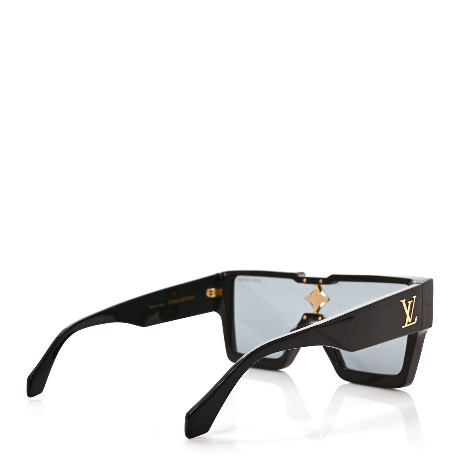 Louis Vuitton Acetate Swarovski Crystal Cyclone Sunglasses Z1547E Black 4 of 8