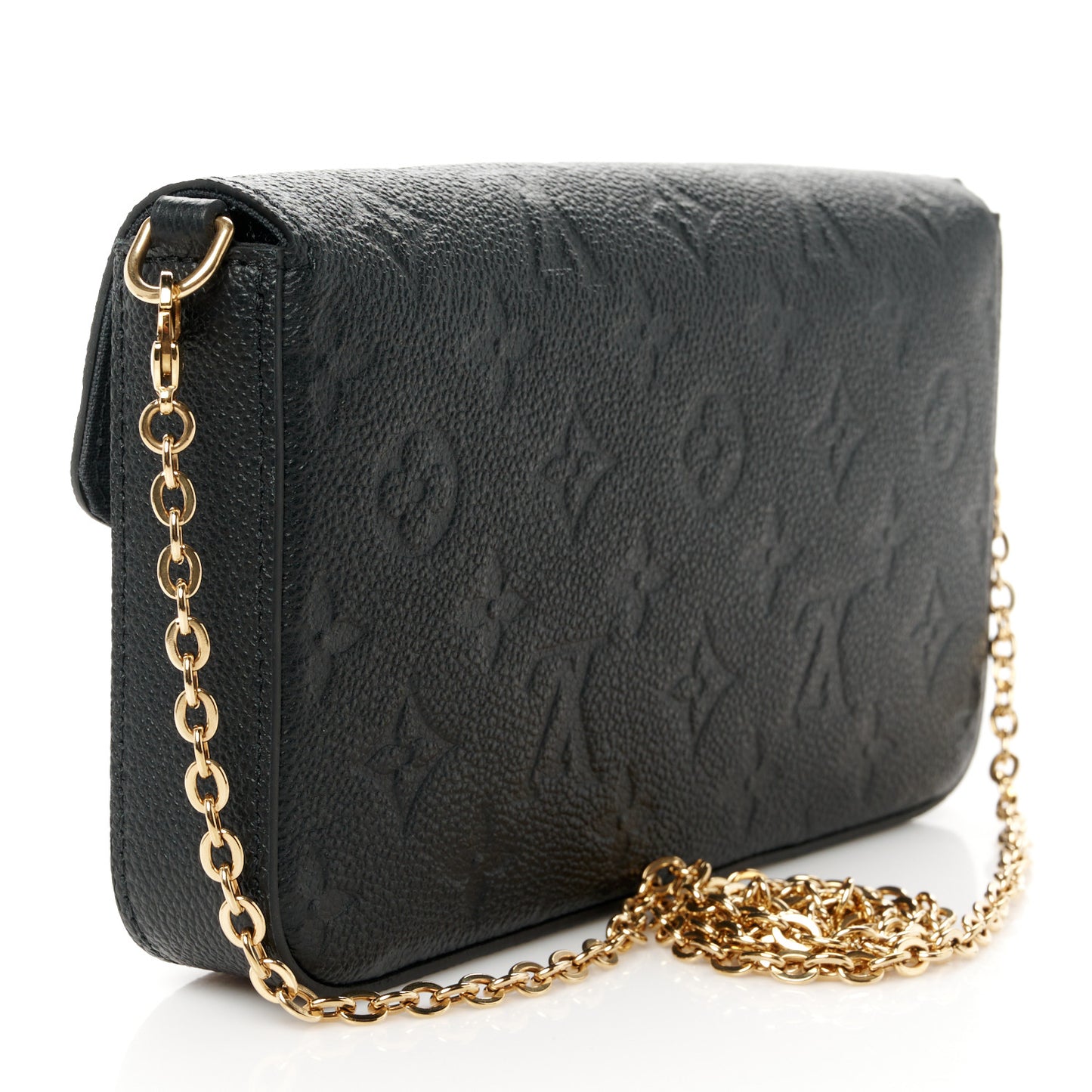 Empreinte Pochette Felicie Chain Wallet Black