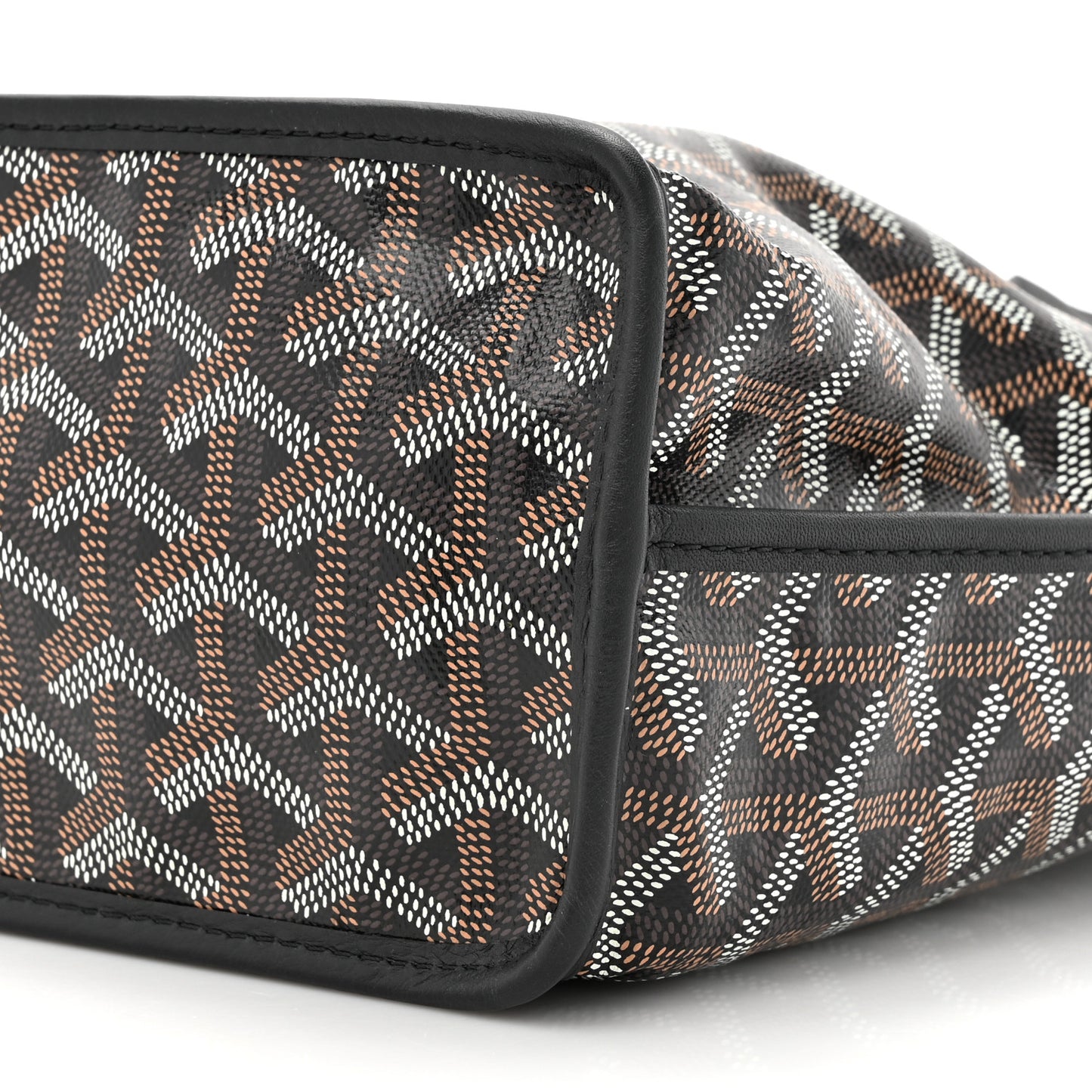 Goyardine Reversible Mini Anjou Black