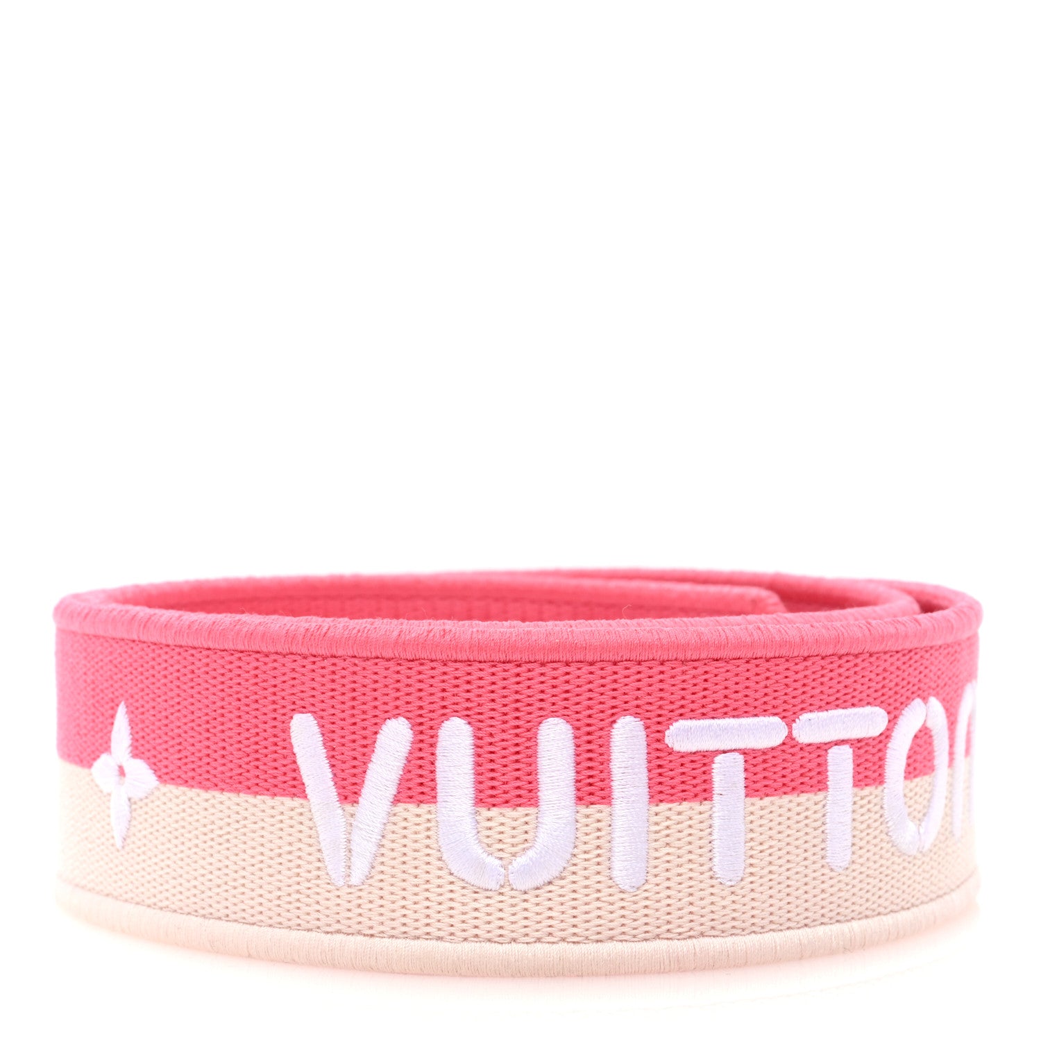 Louis Vuitton Jacquard Logo Shoulder Strap Pink 2 of 4