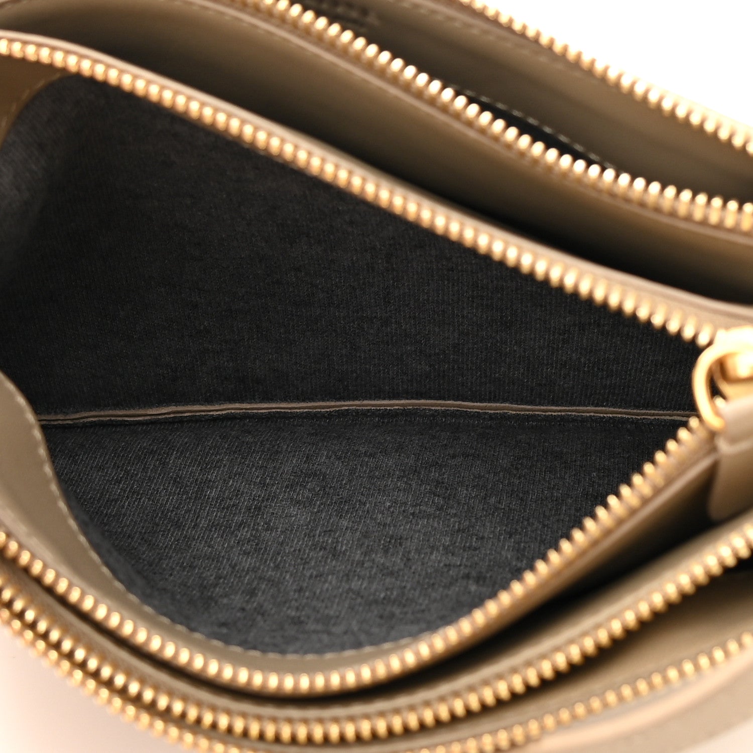 Celine Lambskin Small Trio Crossbody Bag Beige 6 of 16