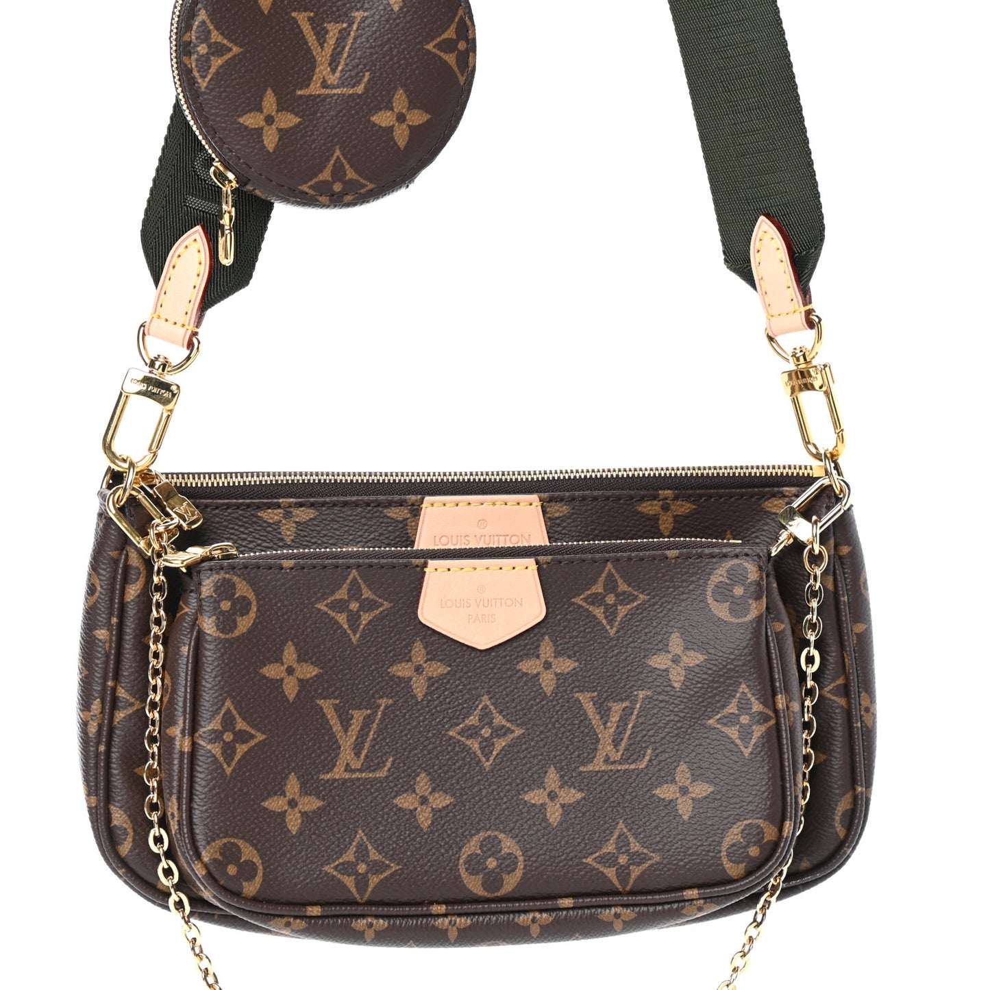 Monogram Multi Pochette Accessories Kaki