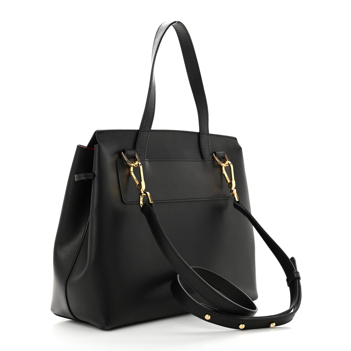 Calfskin Lady Bag Black Flamma