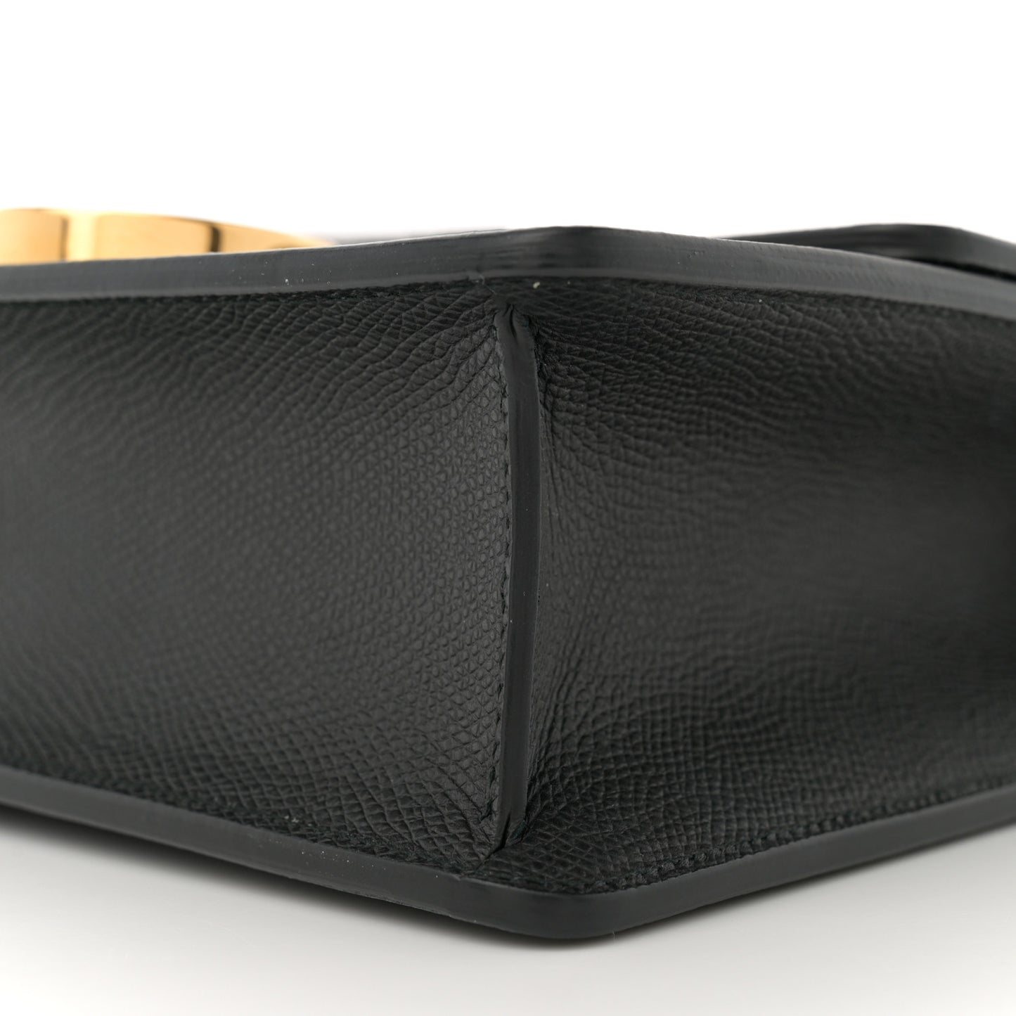 Grained Calfskin 30 Montaigne Flap Bag Black
