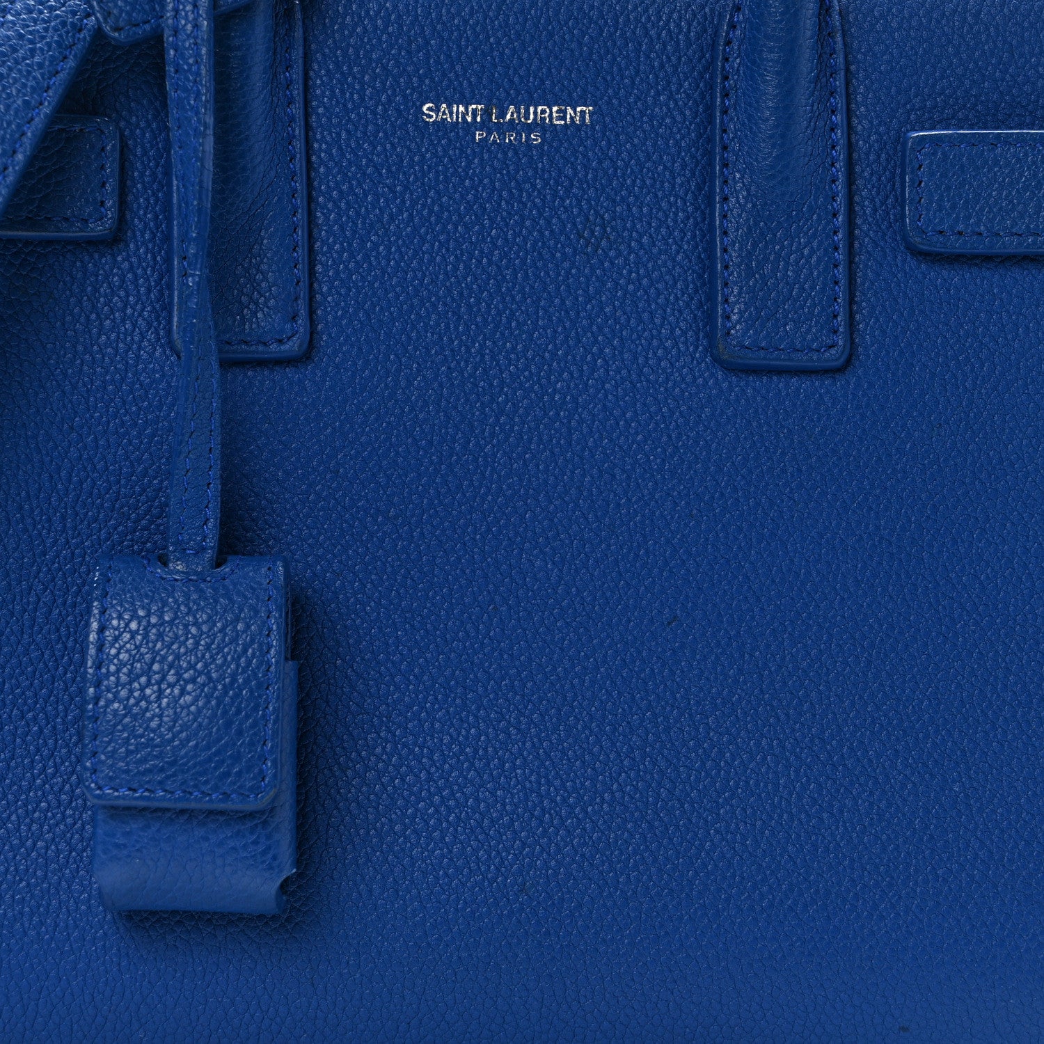 Saint Laurent Calfskin Nano Sac De Jour Royal Blue 7 of 14