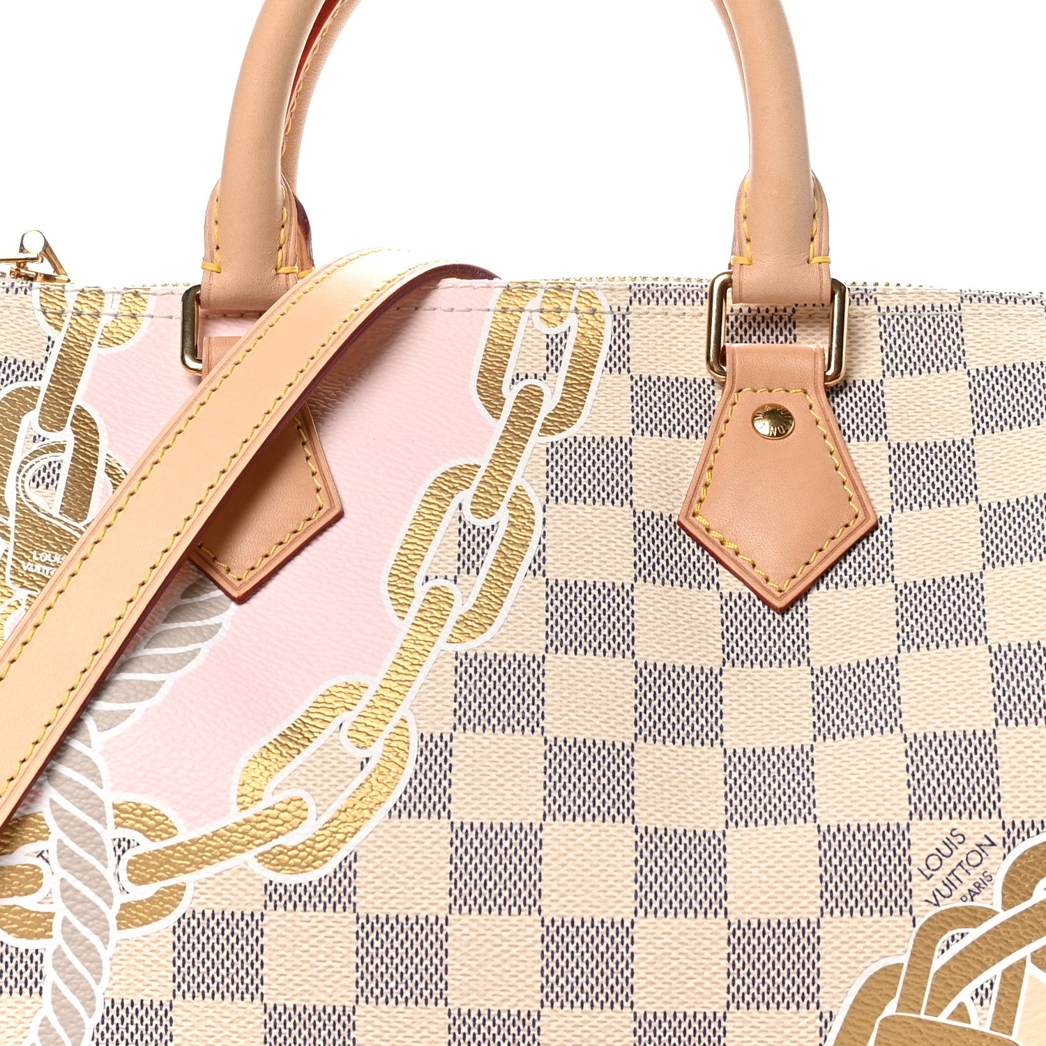 Louis Vuitton Damier Azur Nautical Speedy Bandouliere 25 8 of 13