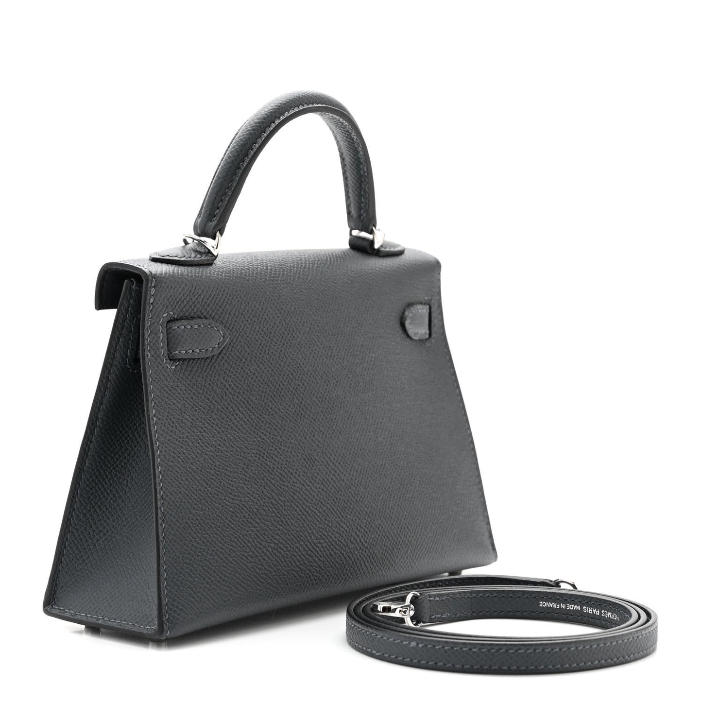 Epsom Mini Kelly Sellier 20 Gris Misty