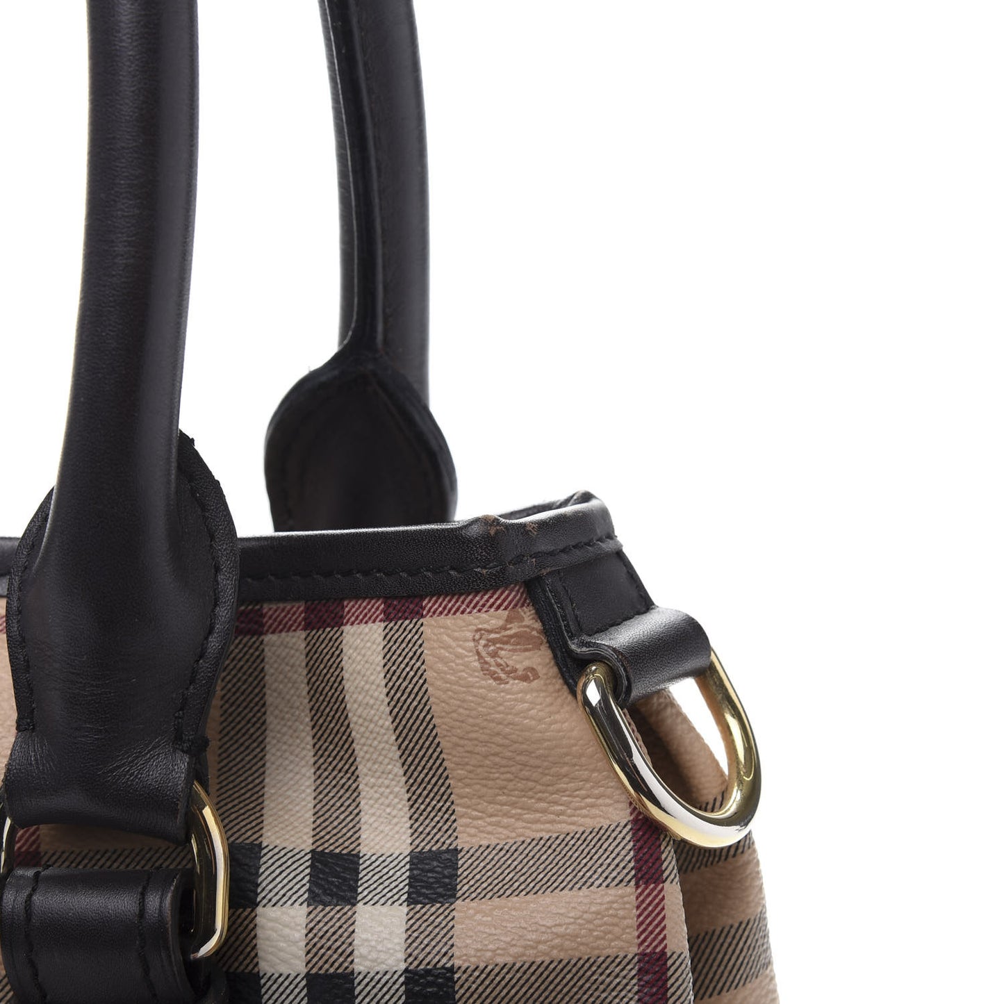 Haymarket Check Small Northfield Tote Chocolate