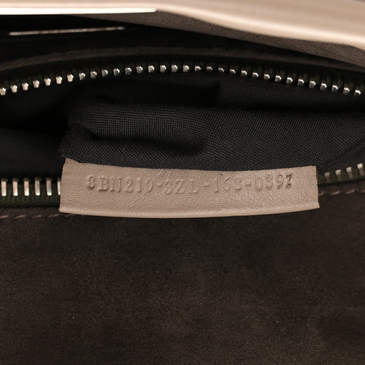 Vitello Seta Plexiglass Granite Large Peekaboo Iconic Satchel Tortora