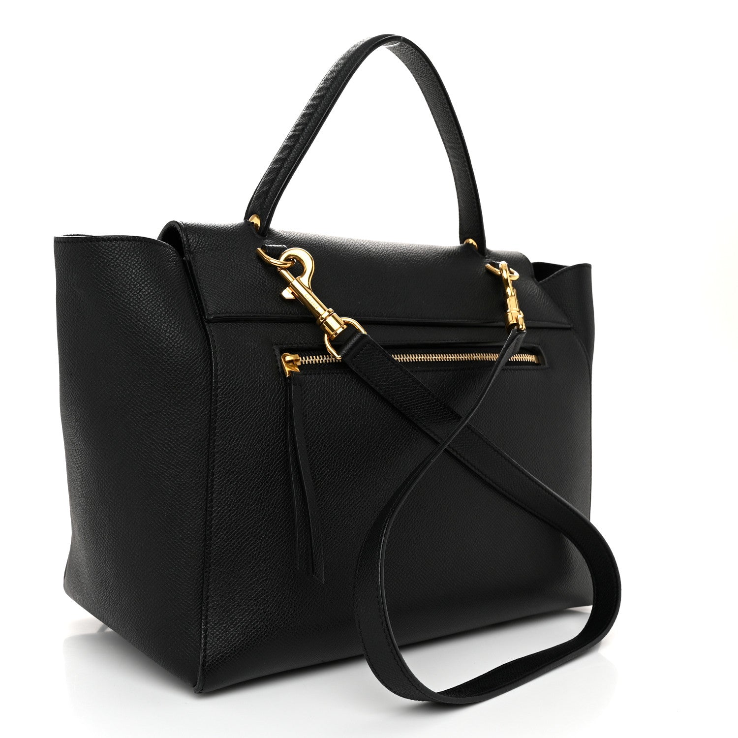 Celine Grained Calfskin Mini Belt Bag Black 3 of 12