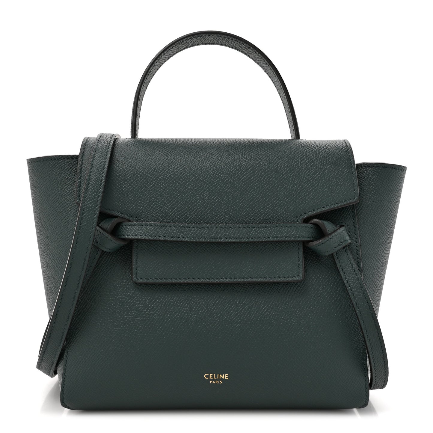 Grained Calfskin Nano Belt Bag Amazone