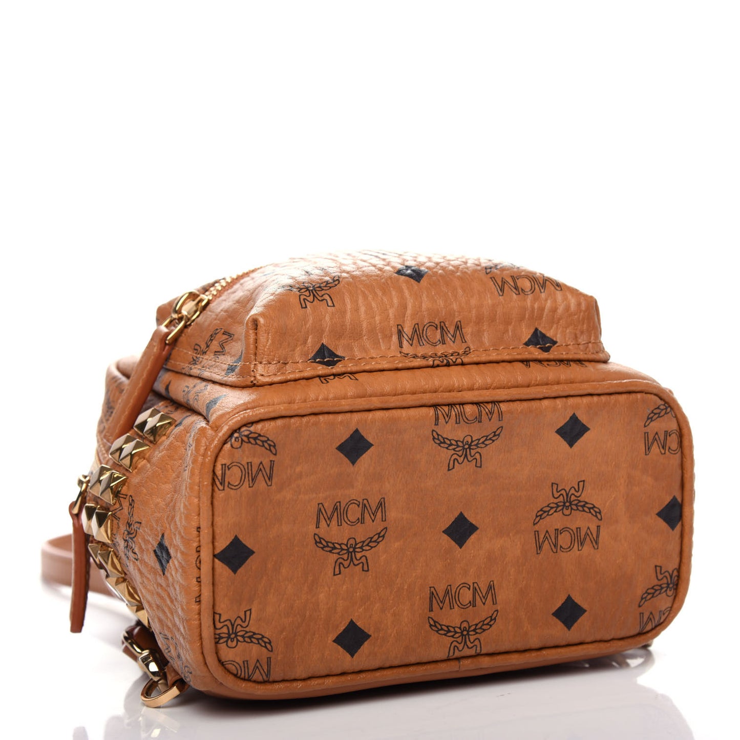 Visetos Side Stud X-Mini Stark Backpack Cognac