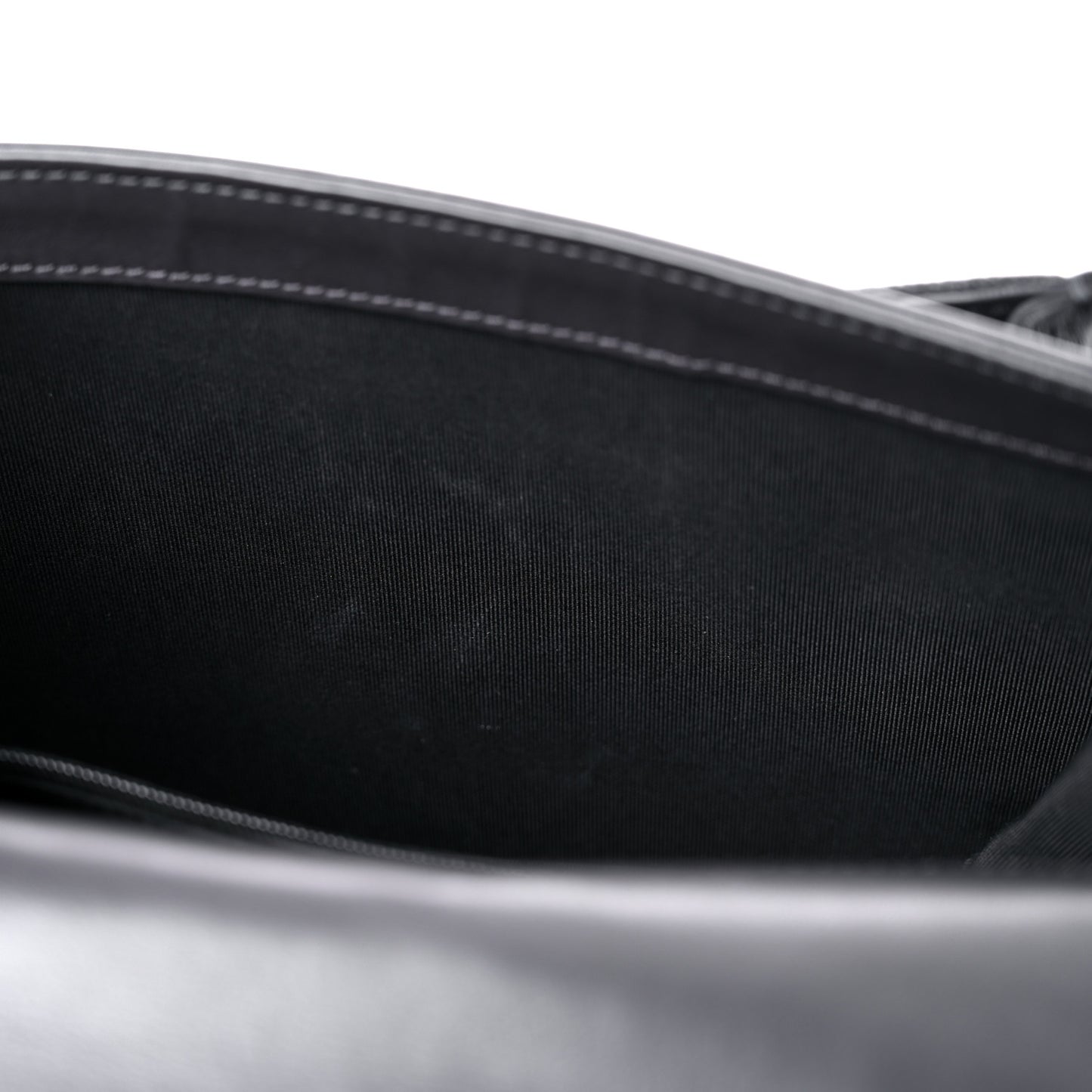 Calfskin Caviar Quilted Chain Handle Flap Black
