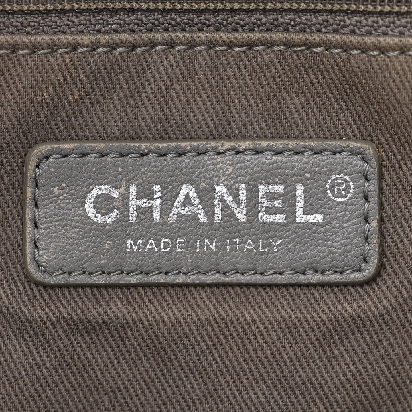 Woven Straw Large Deauville Tote Grey