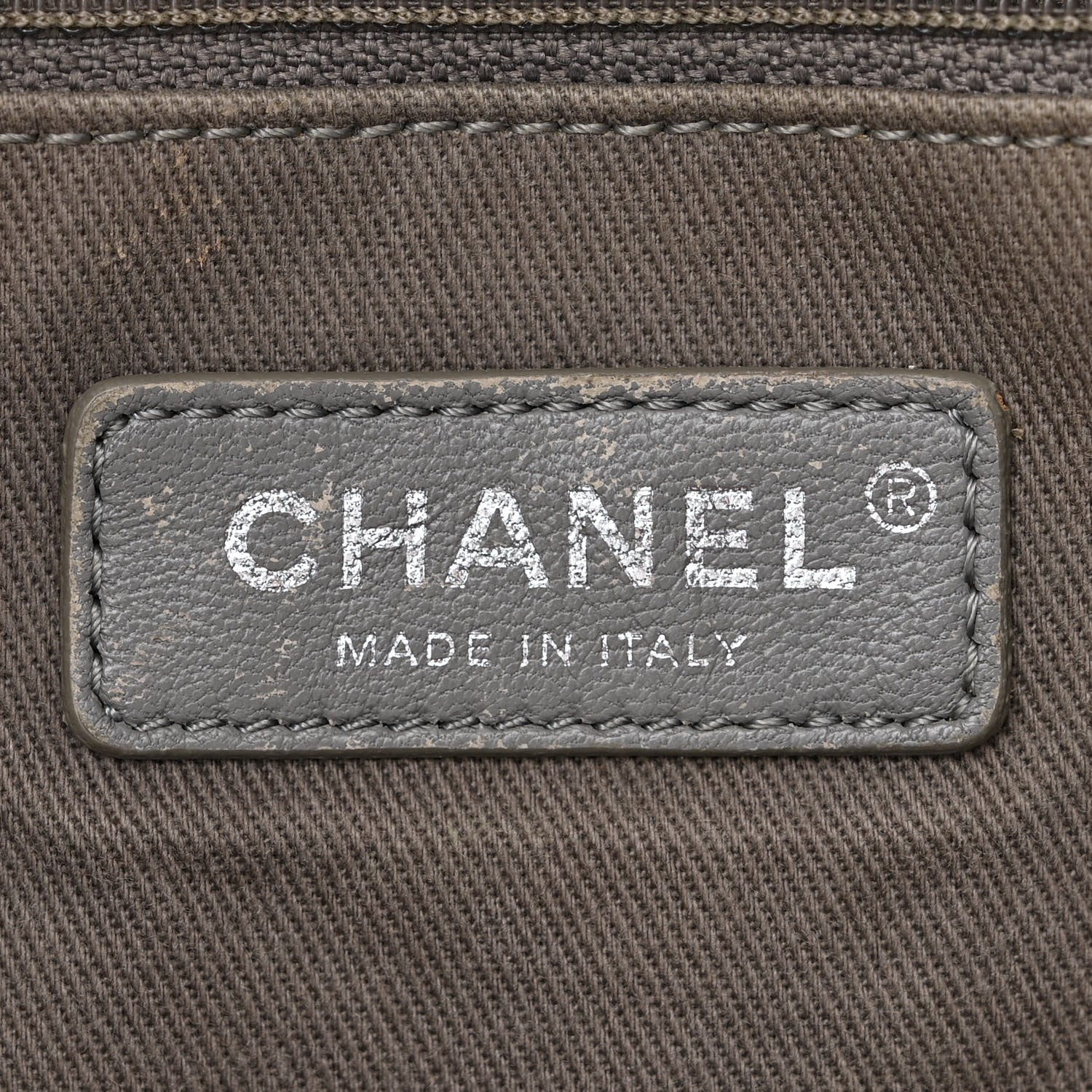 Chanel Woven Straw Large Deauville Tote Grey 6 of 18