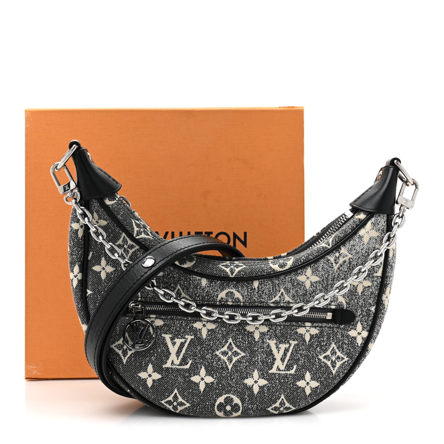 Monogram Jacquard Denim Loop Black