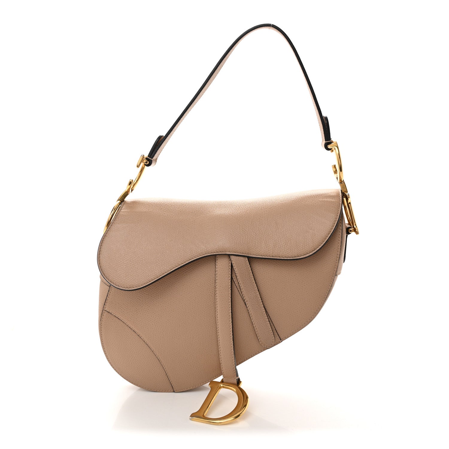 Christian Dior Grained Calfskin Saddle Bag Fard 1825101 – FASHIONPHILE
