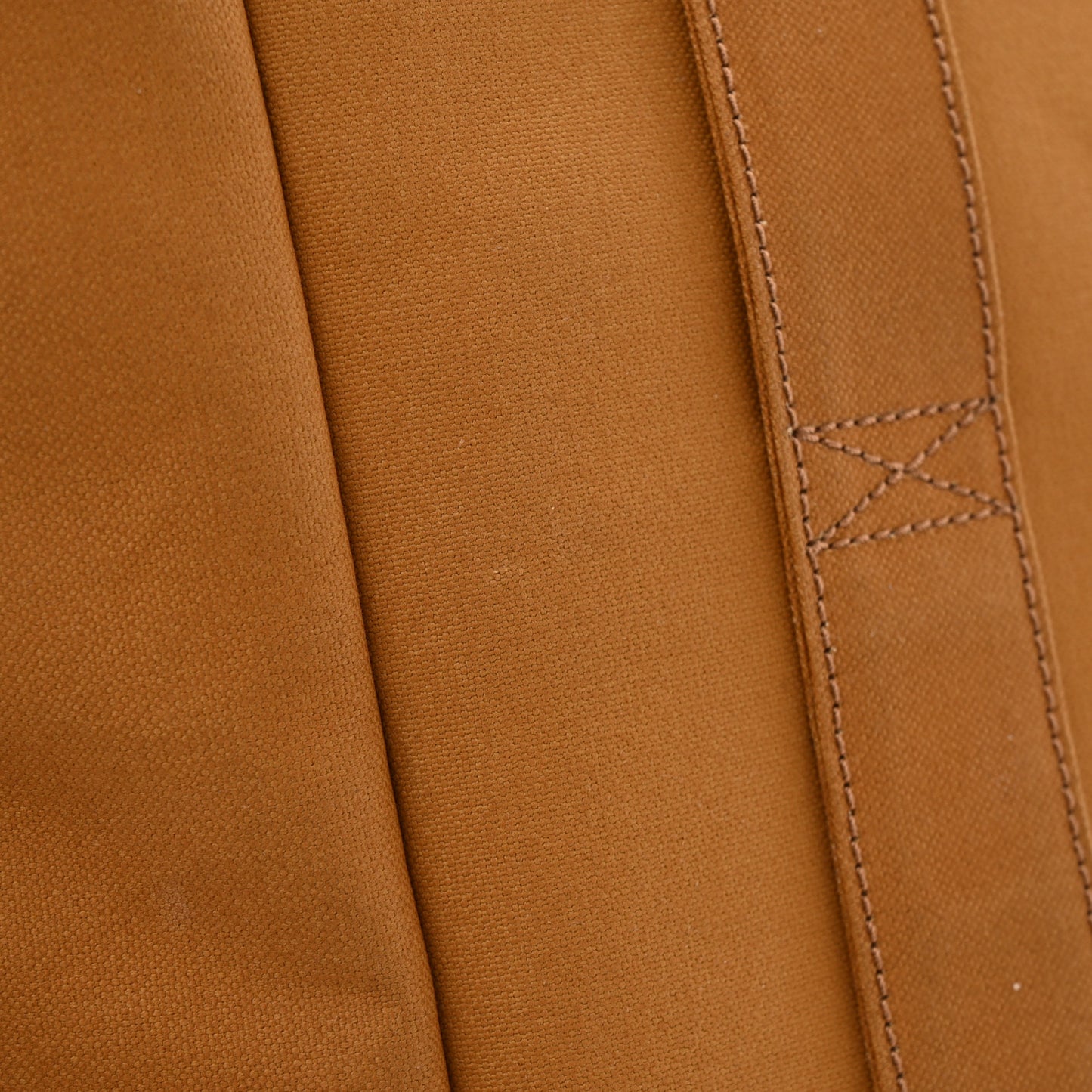 Canvas Calfskin Tote Light Brown