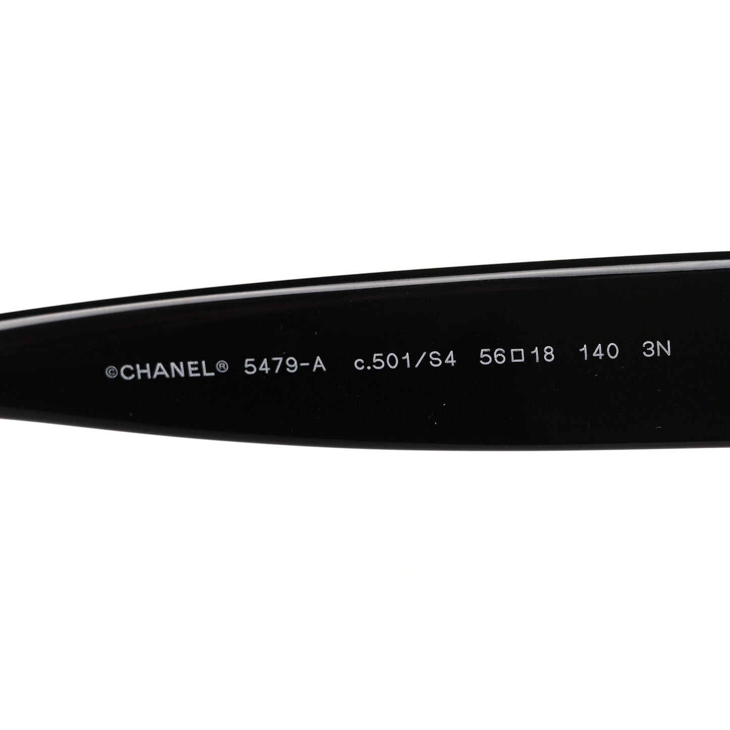 Acetate Square Heart Sunglasses 5479-A Black