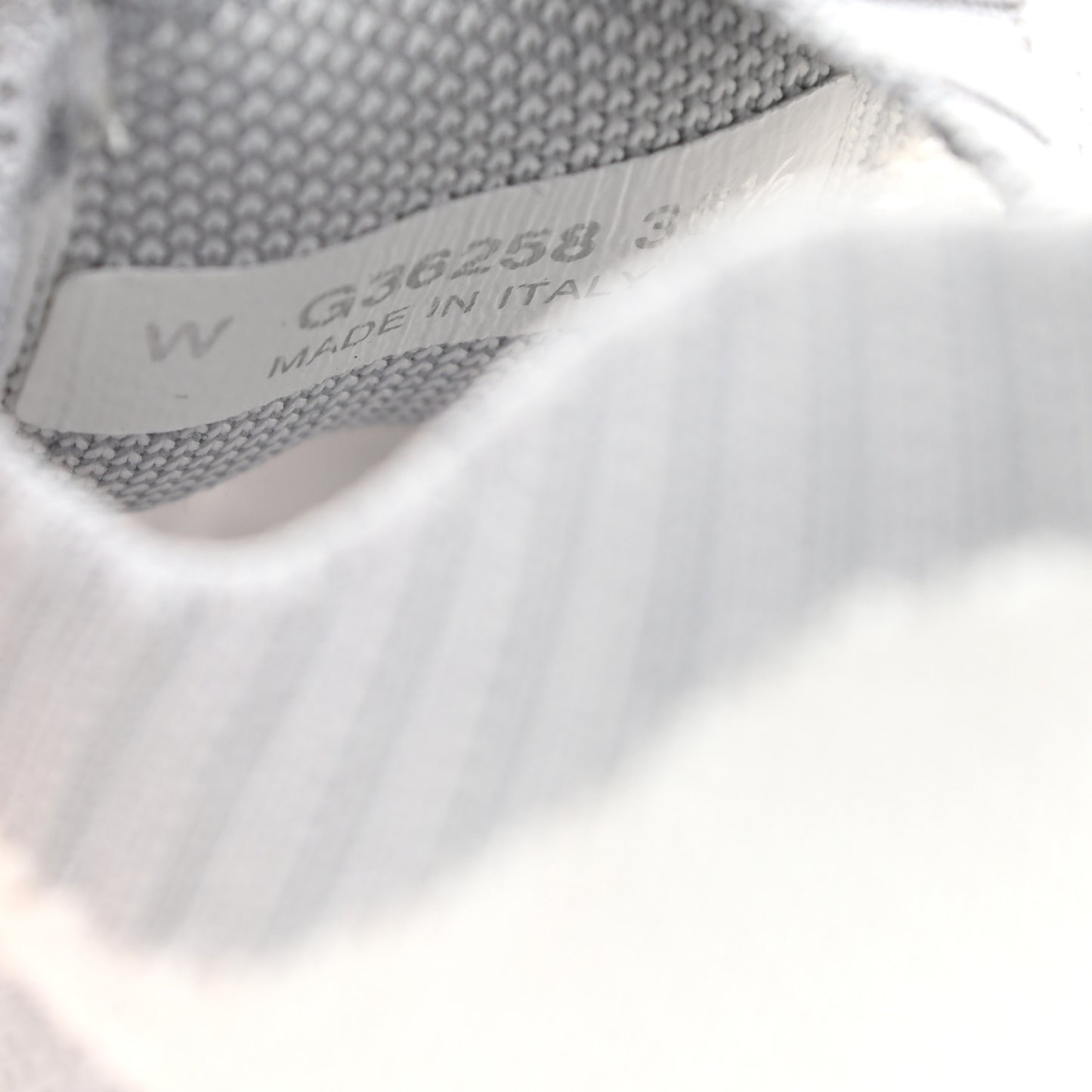 Mesh Fabric Womens CC Sneakers 36.5 White Grey