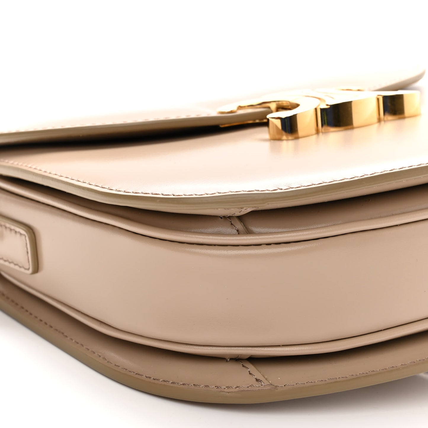 Shiny Calfskin Teen Besace Safari