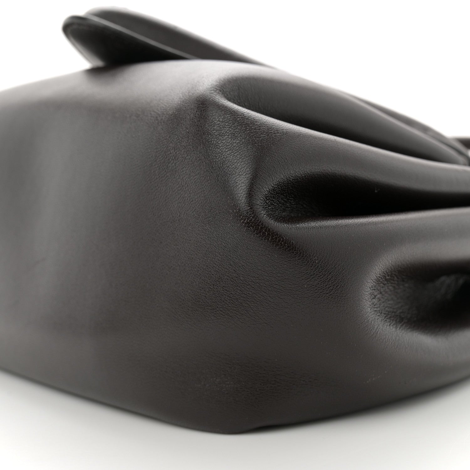 Bottega Veneta Lambskin Small Beak Triangle Flap Shoulder Bag Fondant 9 of 12