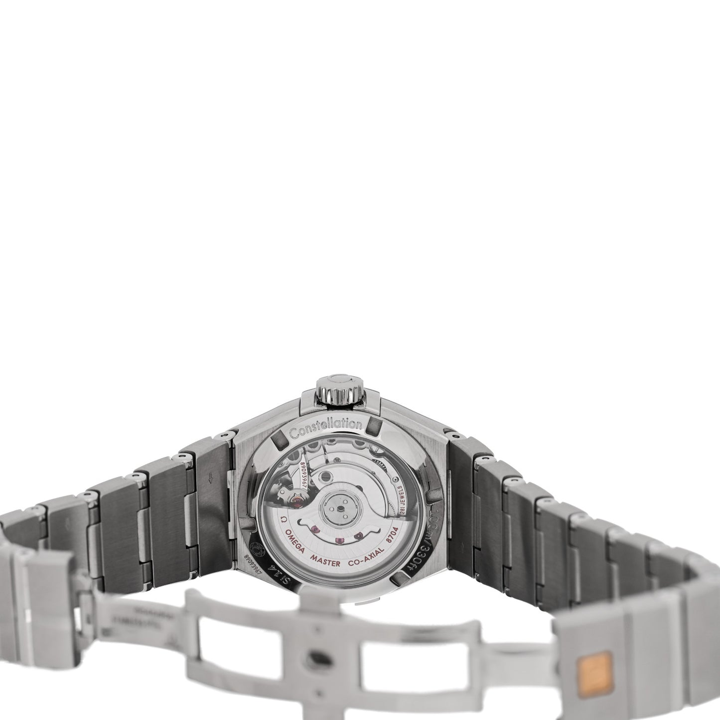 Stainless Steel Diamond Mother of Pearl 27mm Constellation Petite Seconde Automatic Watch 127.10.27.20.55.001