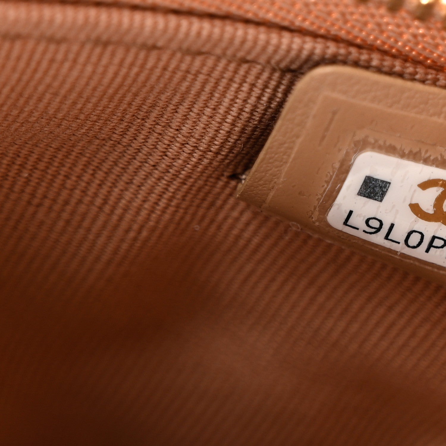 Chanel Caviar Quilted Small Multi Chain Cosmetic Case Beige 7 of 8