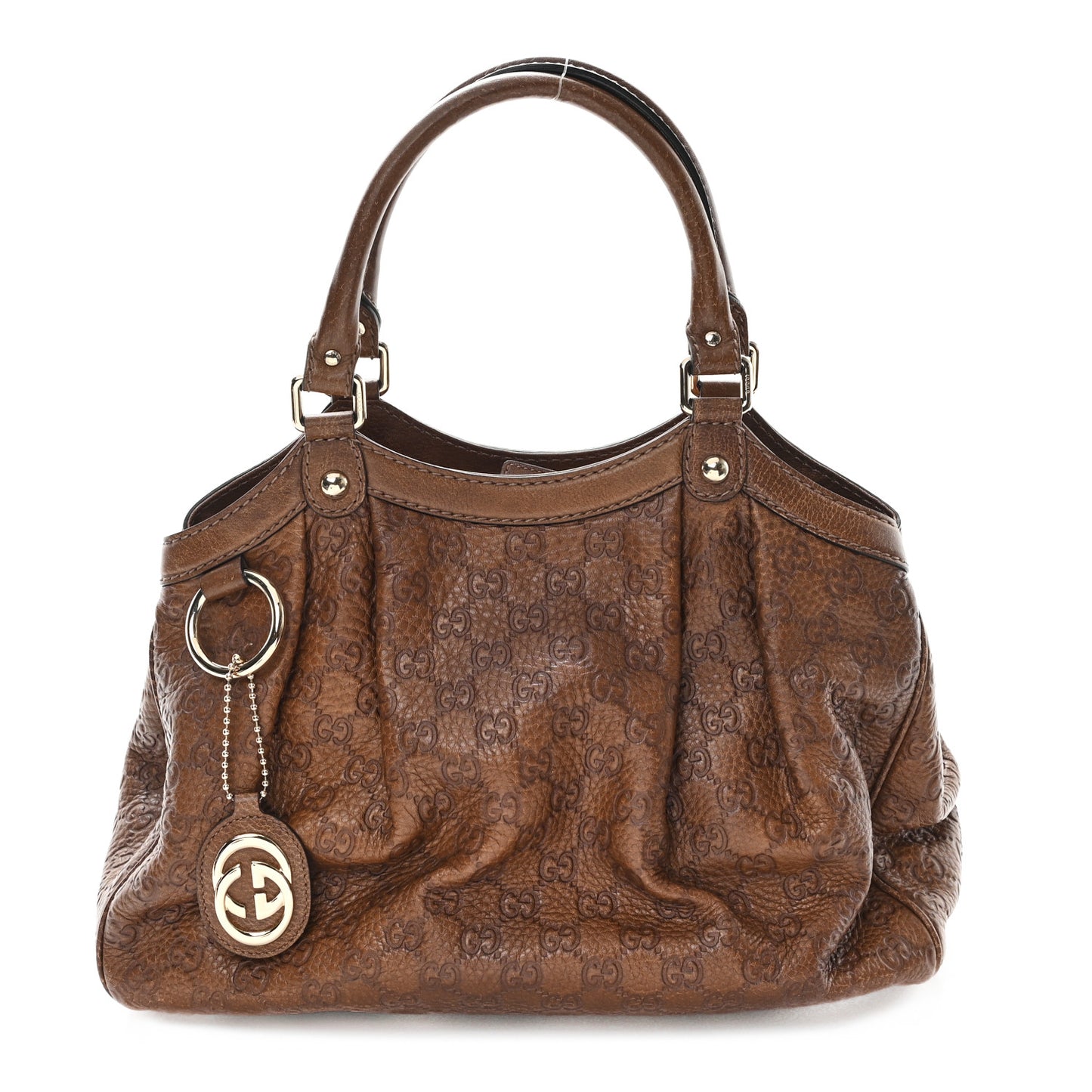 Guccissima Medium Sukey Tote Brown