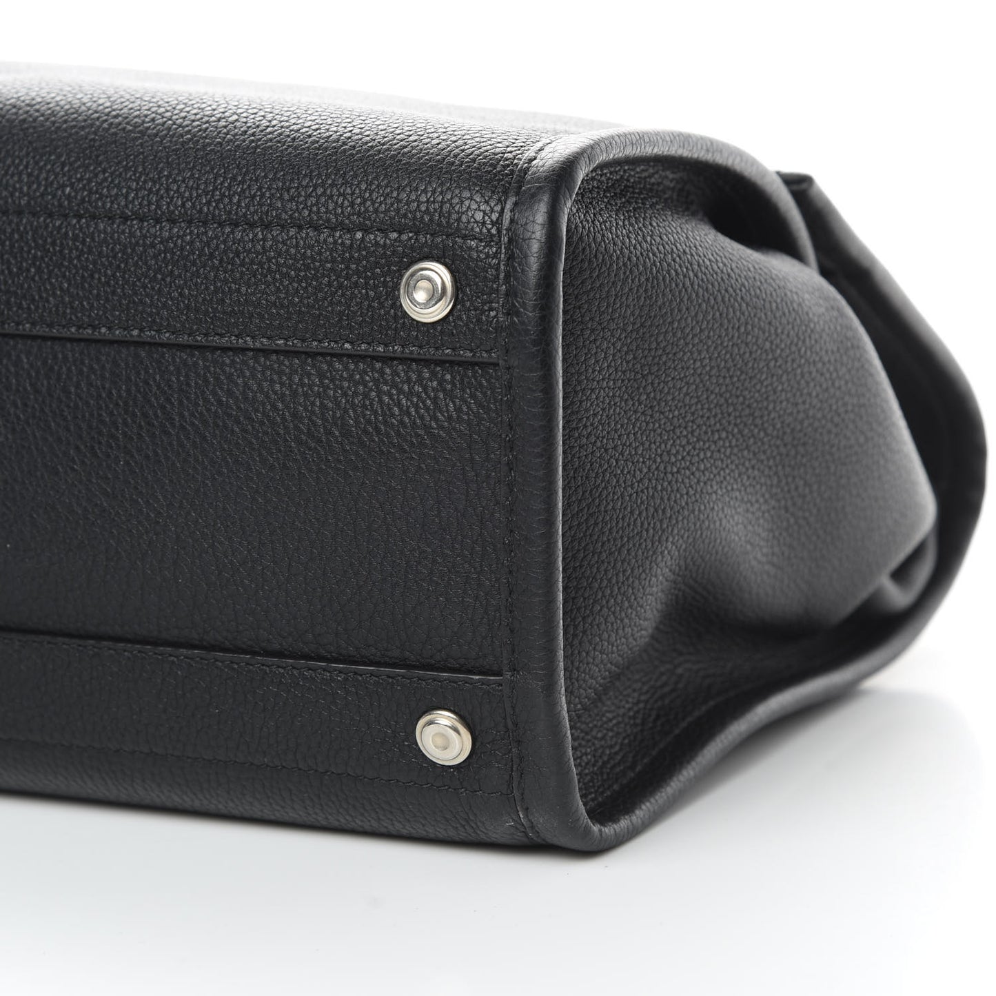 Veau Grana Medium Tool Satchel Black