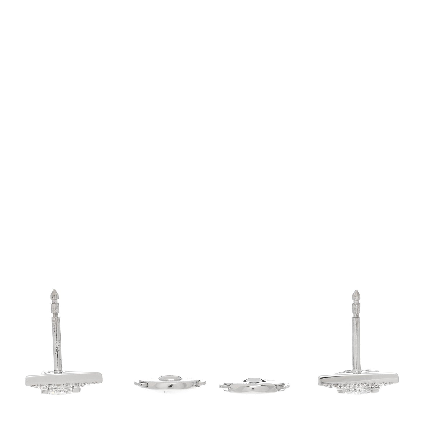 18K White Gold Diamond Thea Earrings