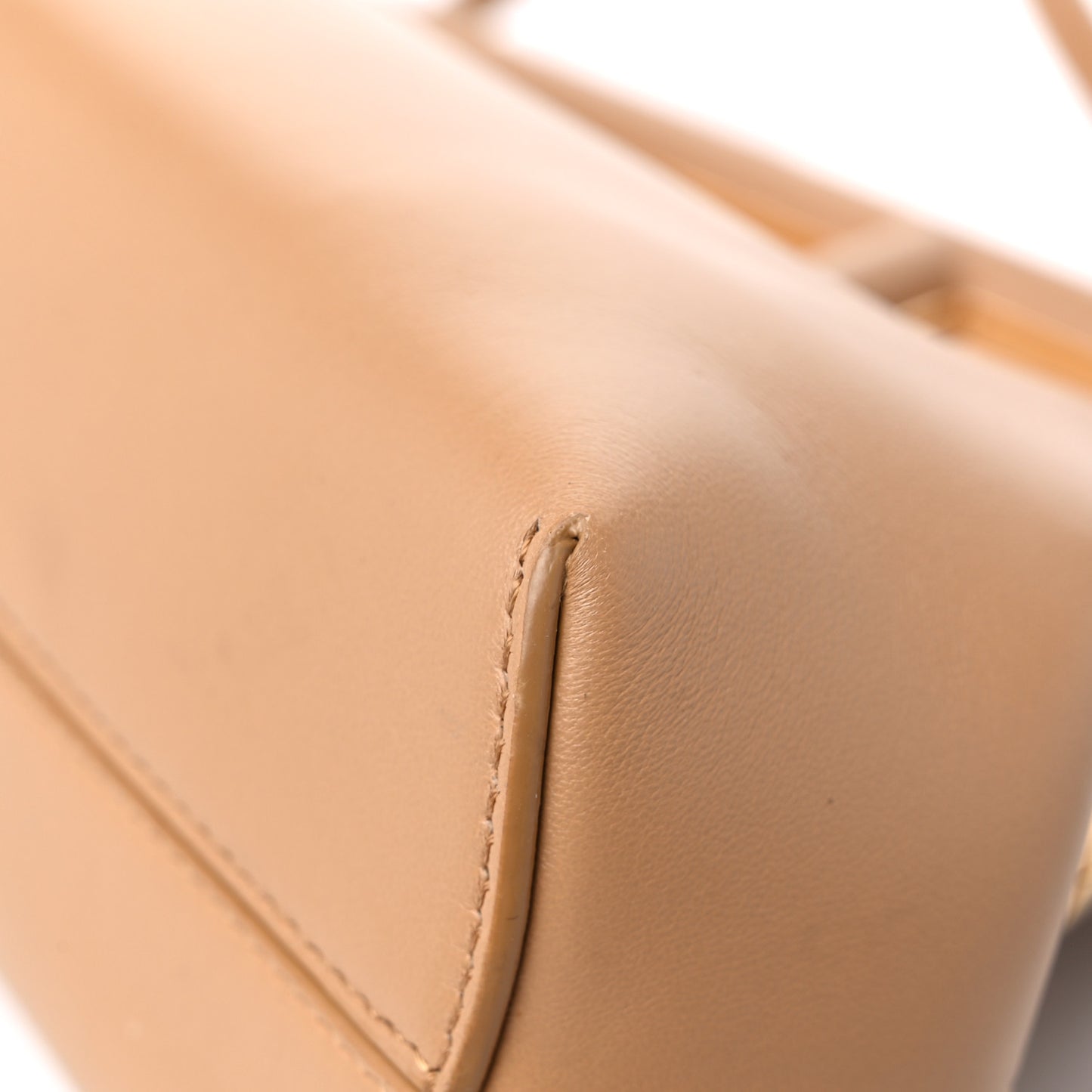 Shiny Nappa Small Fendi First Sand