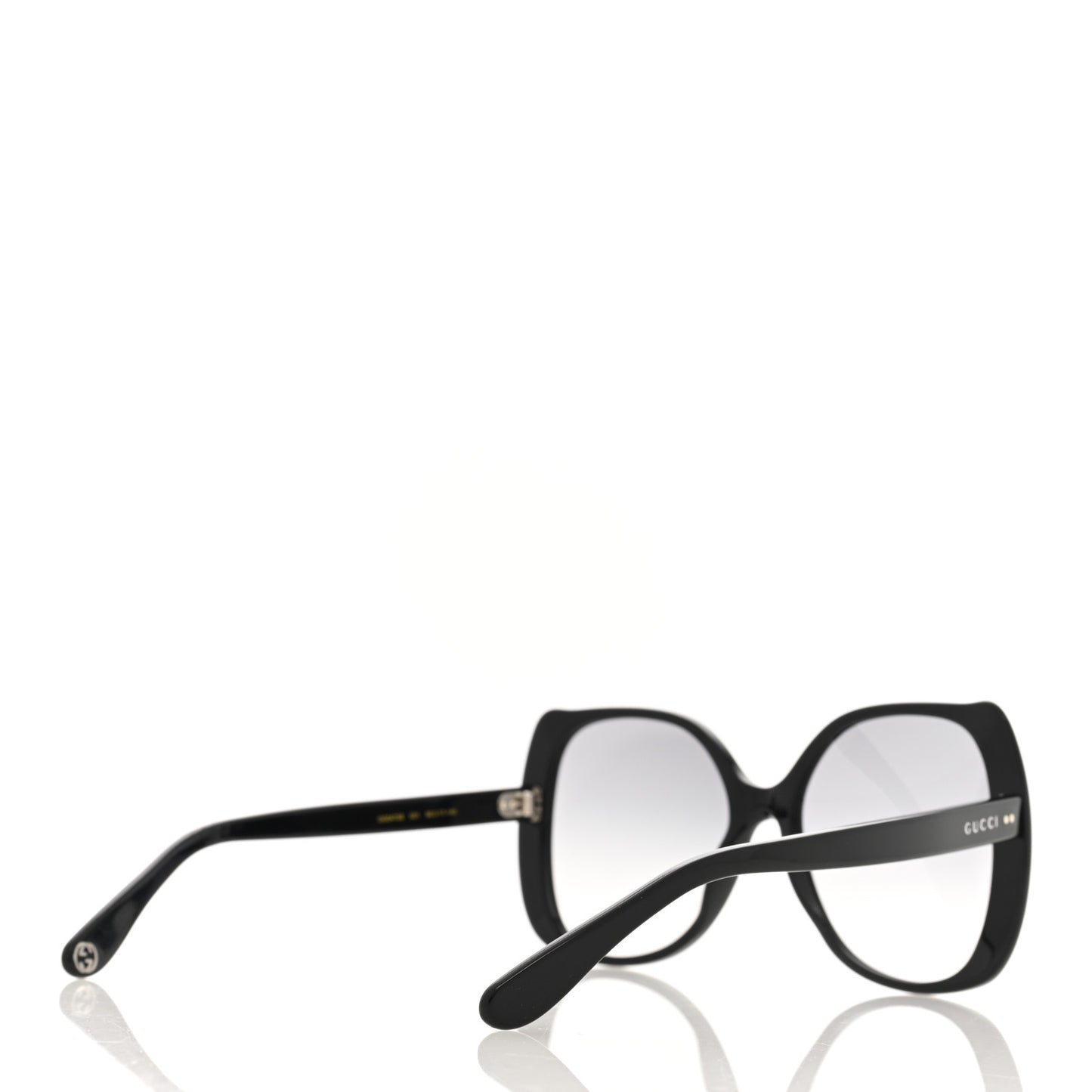 Acetate Square Frame Sunglasses GG0472S Black