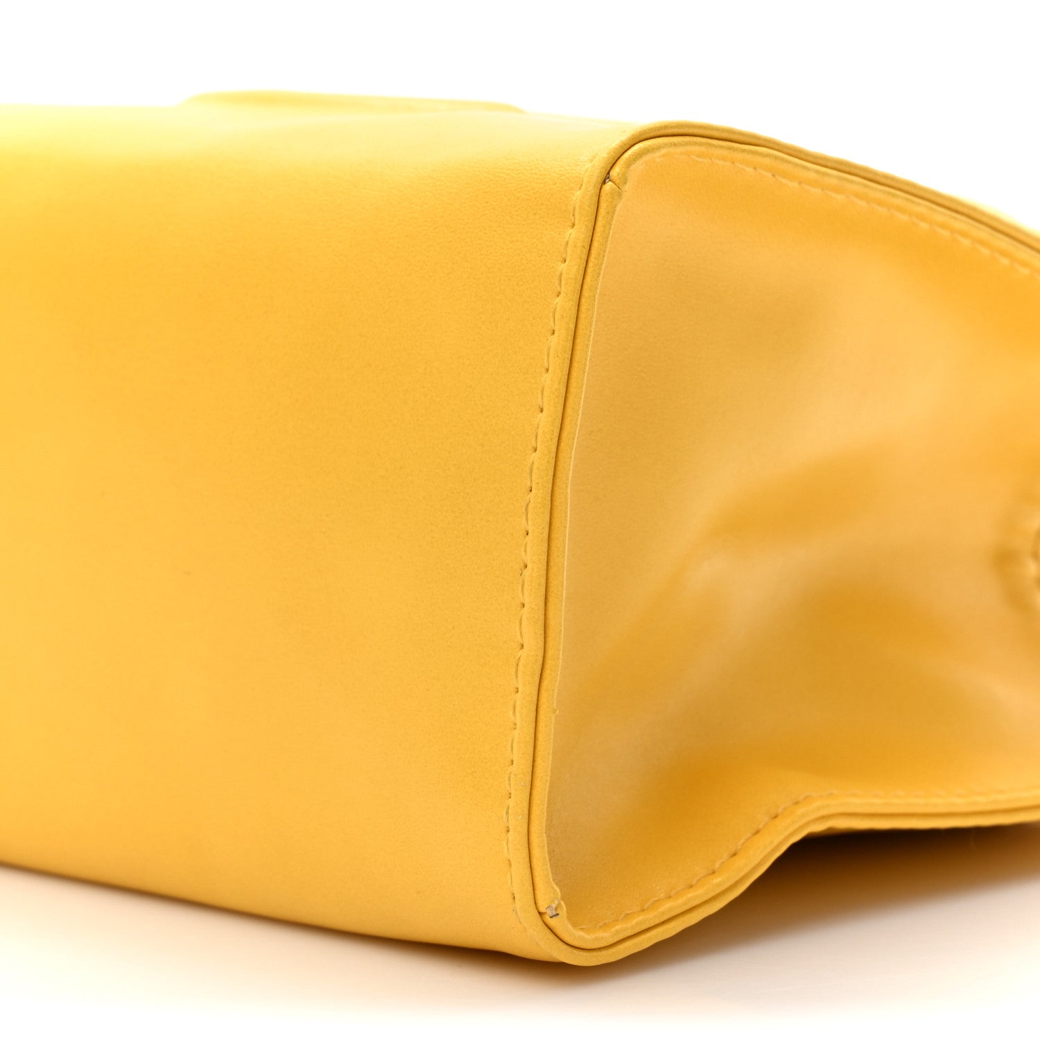 Telfar Vegan Leather Small Shopping Bag Yellow 8 of 14