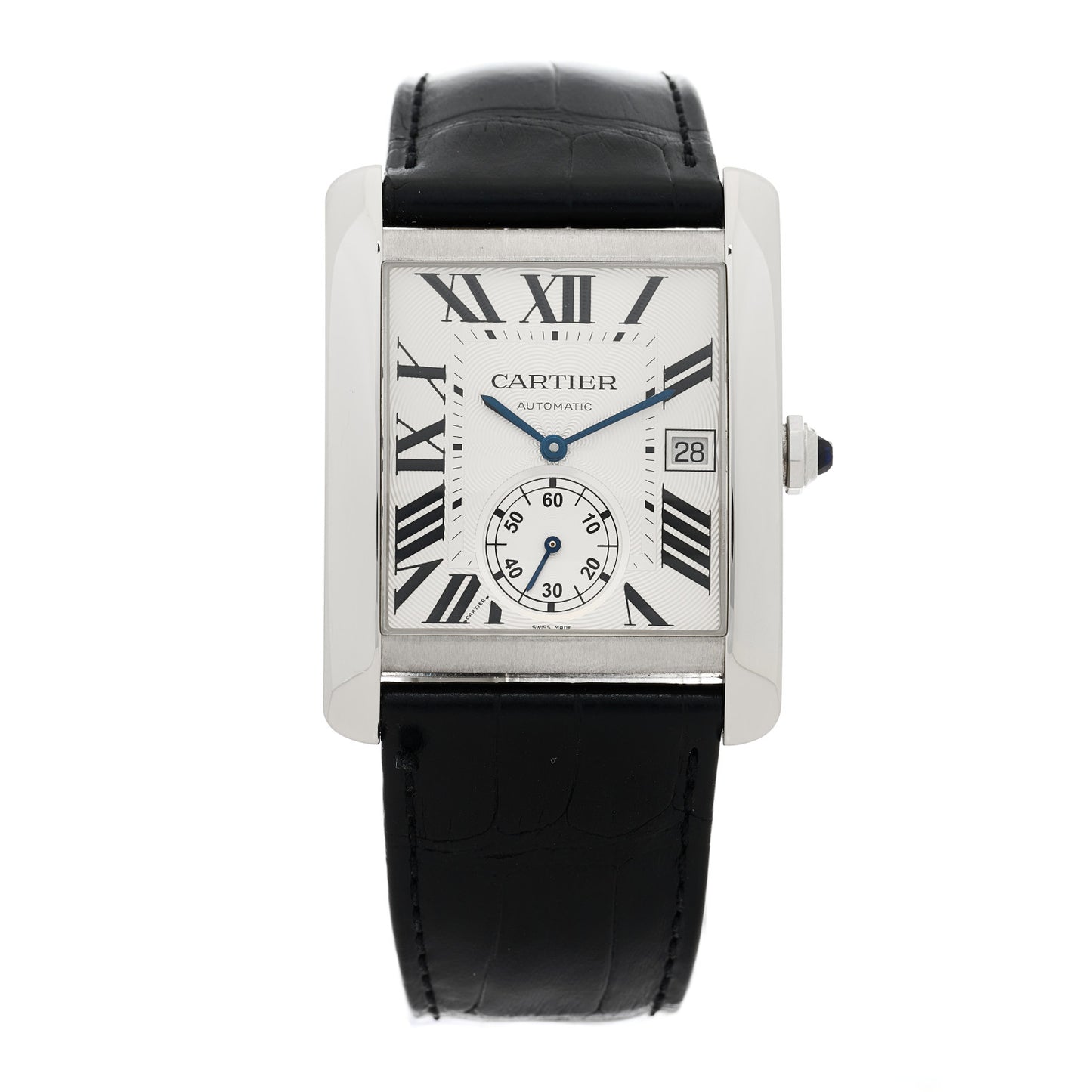 Stainless Steel Alligator 34mm Tank MC Automatic Watch