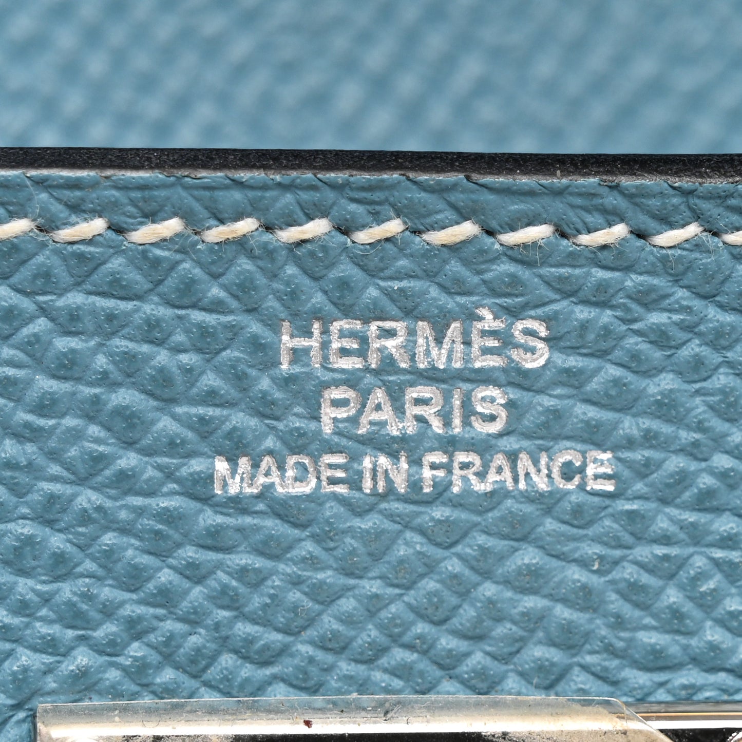 Epsom Kelly Longue Wallet Blue Jean