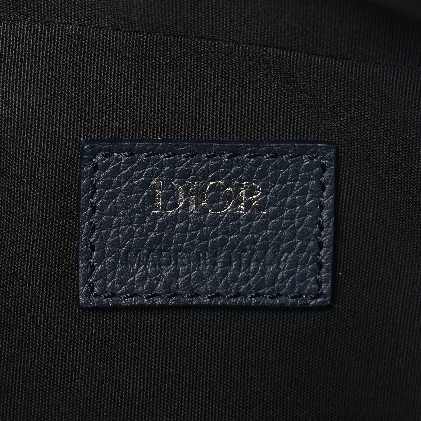 HOMME Oblique Jacquard Safari Messenger Navy Blue