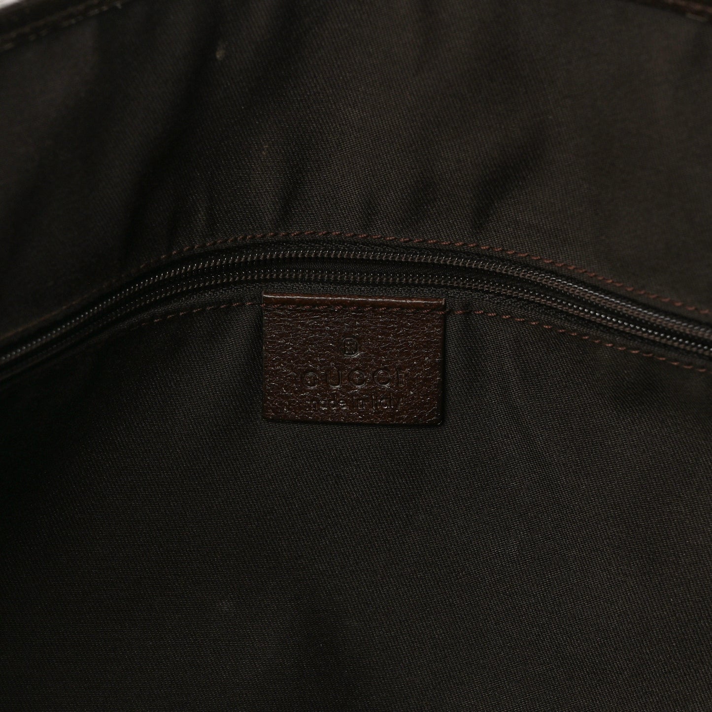 GG Monogram Web Pop Tote Dark Brown