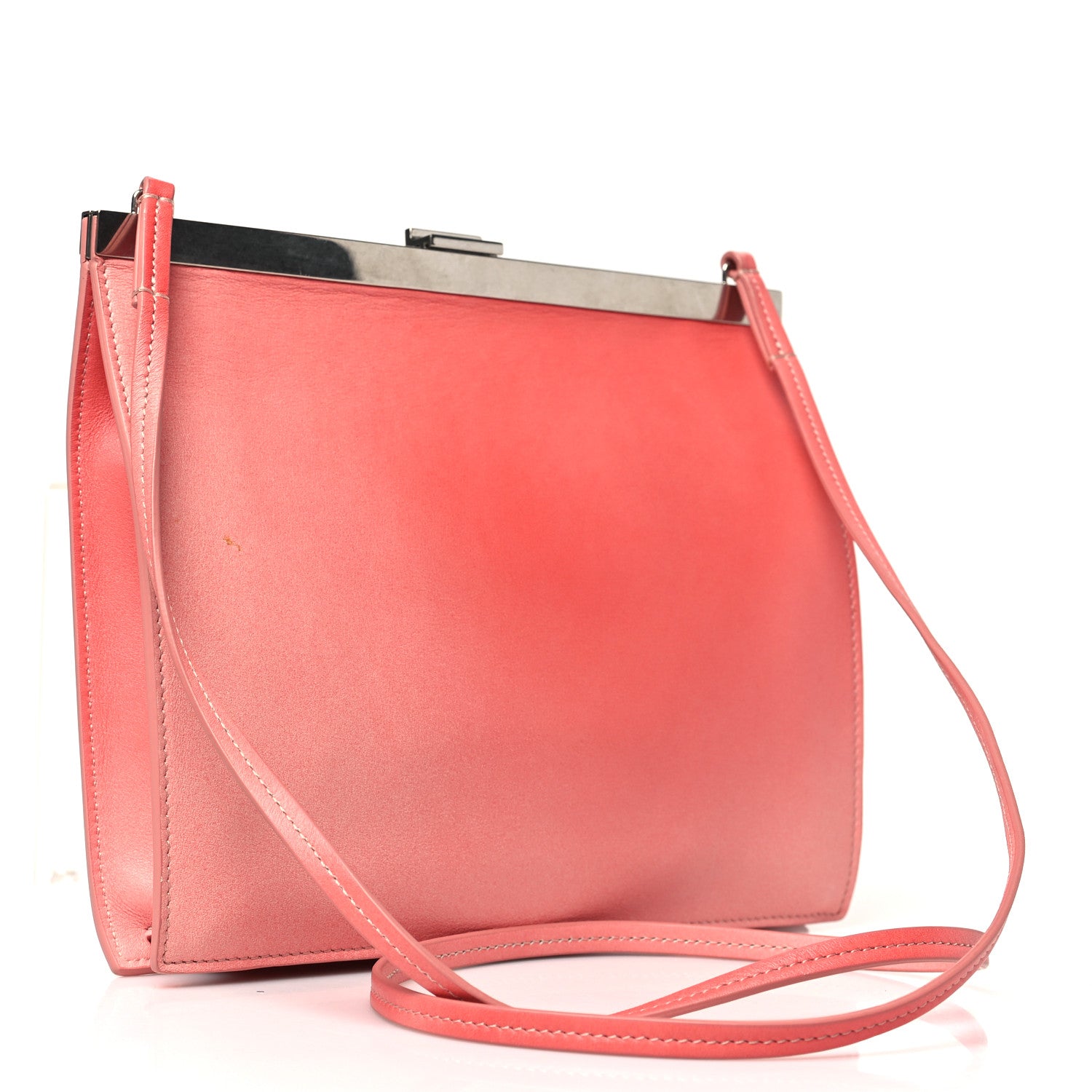 Celine Smooth Calfskin Mini Clasp Bag Pink 2 of 11