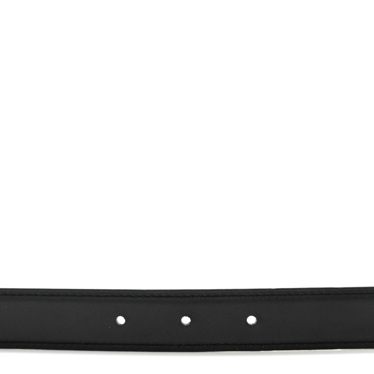 Swift Epsom 24mm Mini H Belt 85 34 Black Etoupe