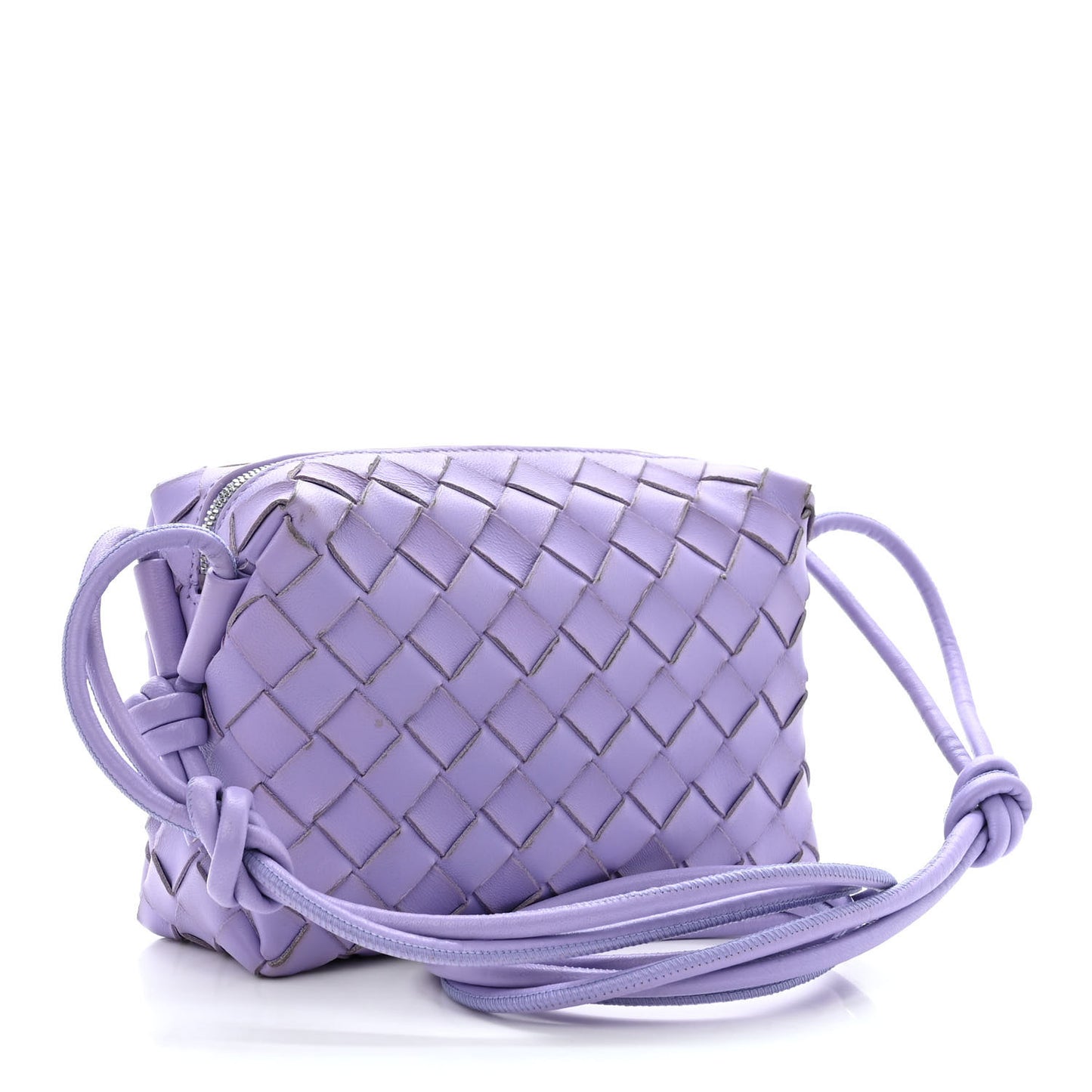 Nappa Intrecciato Mini Loop Camera Bag Wisteria