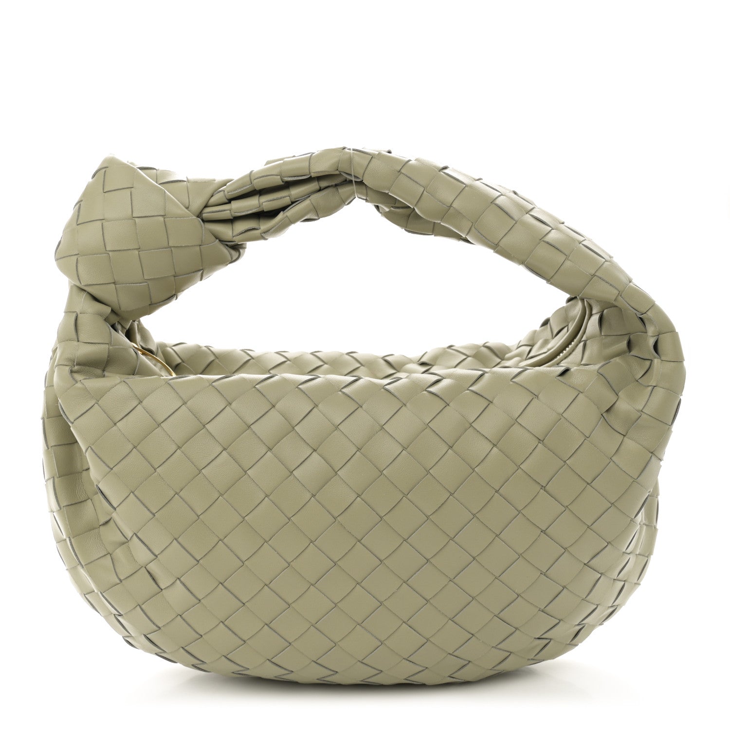 Bottega Veneta Nappa Intrecciato Teen Jodie Hobo Travertine 1 of 10